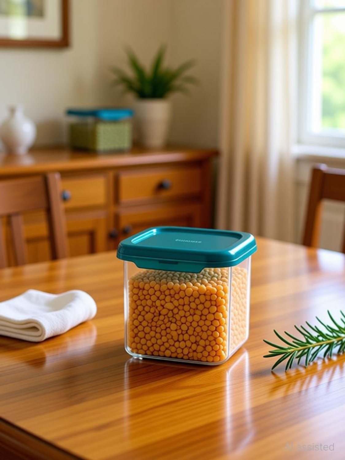 Image of SEQUENCE Stainless Steel Grocery Container - 500 ml (Pack of 12, Blue)