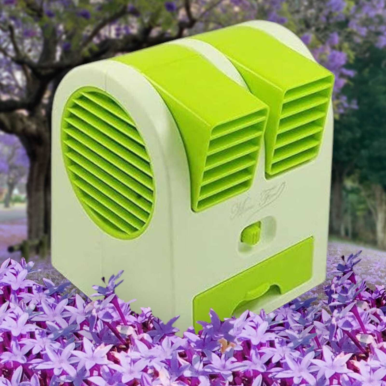 Image of WEOROVE Portable Mini Air Cooler with RGB LED Light, Remote Control & Humidifier Cooling Fan All in one Cooler (Multicolor)