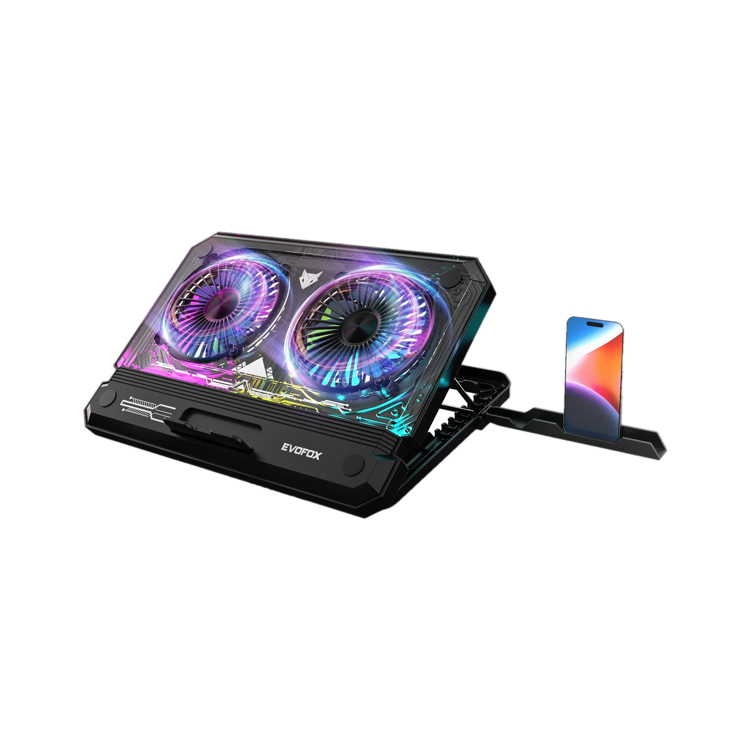EVOFOX Blizzard 17 Inches with RGB 2 Fan Cooling Pad