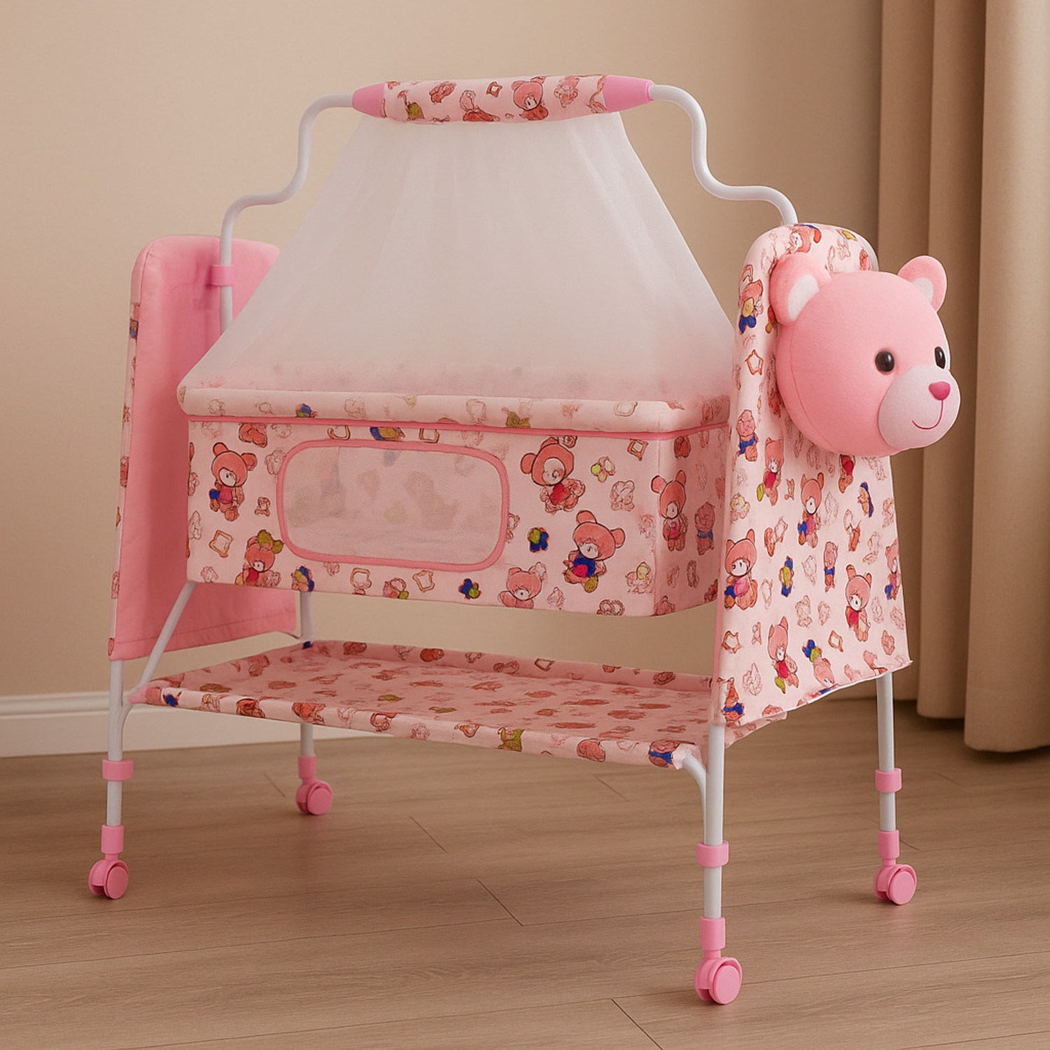 Pandaoriginals BEST QUALITY BABY CRADLE Baby Jhula Cute Panda Face WIT