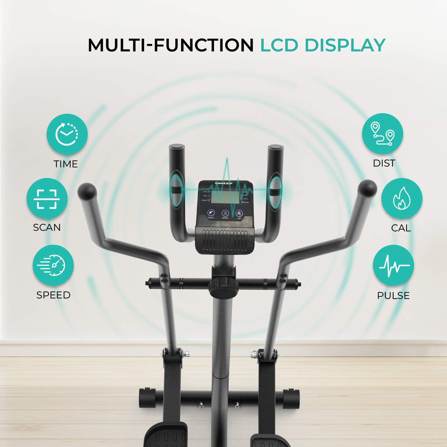 beatXP XPcross Elliptical For Home & Gym Use 4 Kg Flywheel