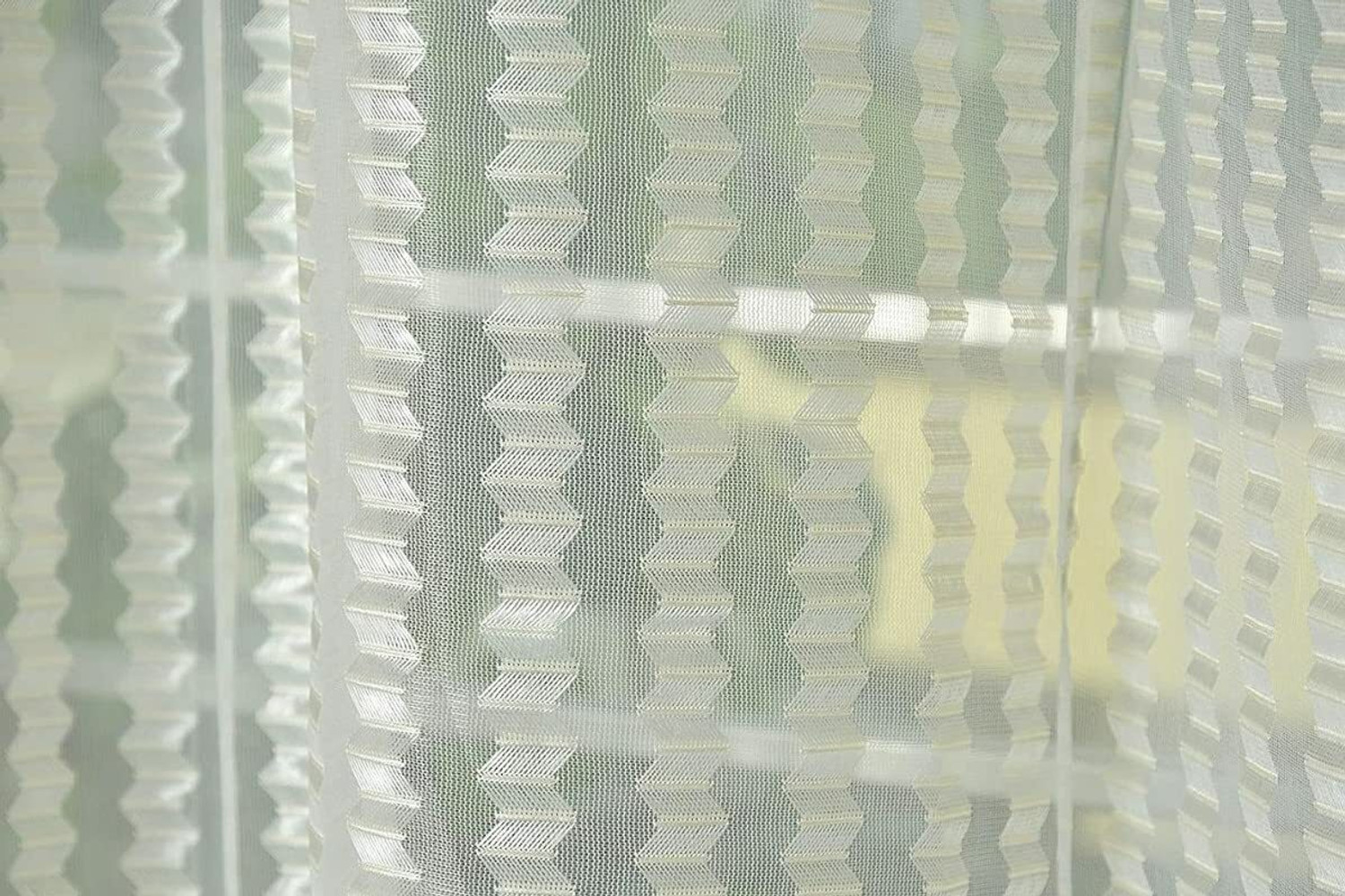 Image of DIVINIC 274.32 cm (9 ft) Long Door Net Semi Transparent Curtain Single Curtain