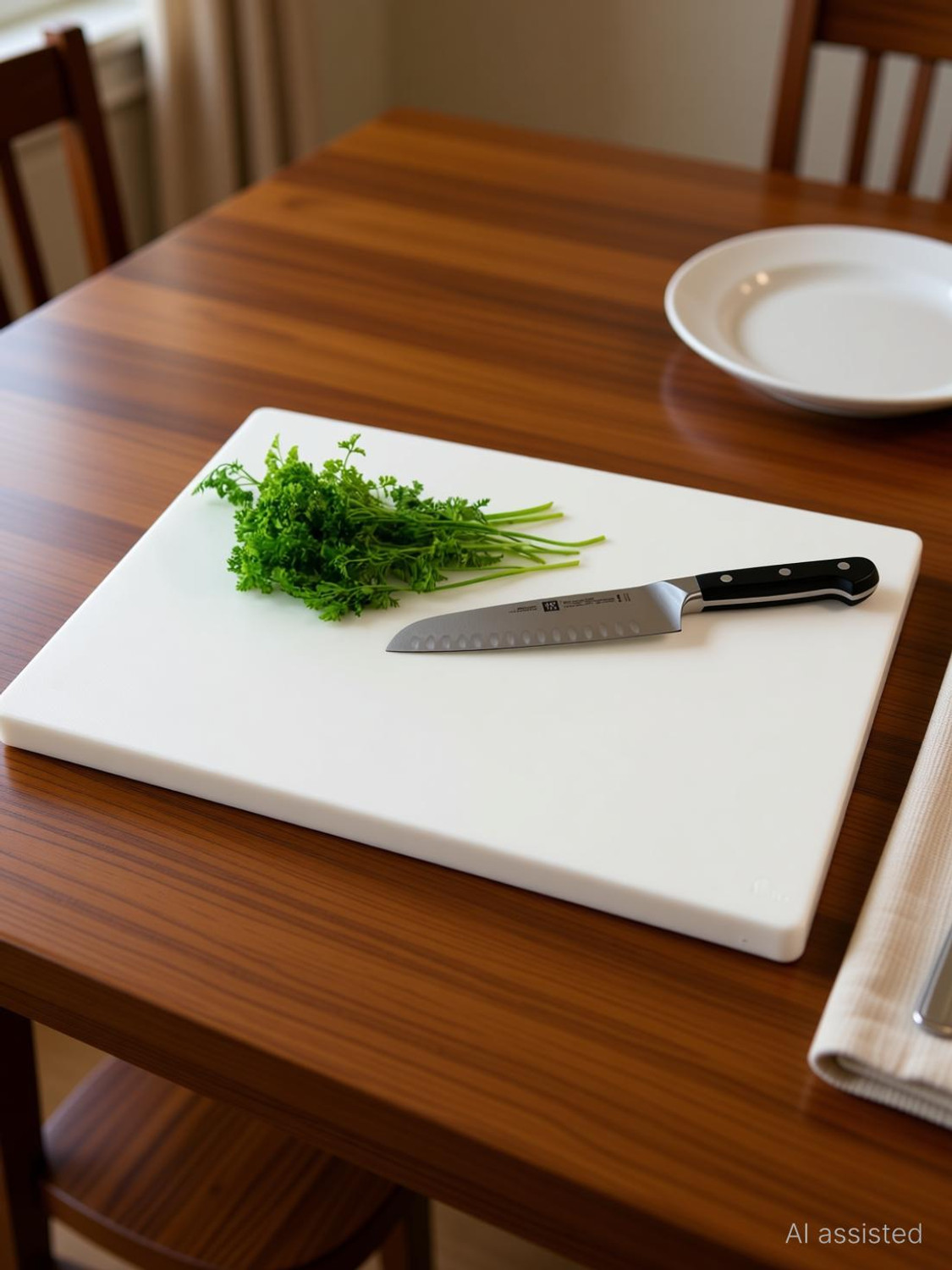 Image of habithom Wooden Cutting Board (Dishwasher Safe)