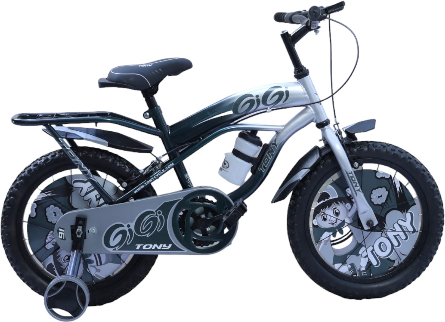 TONY RAW BICYCLES 16T for kids 5 To 8 Years Boys and Girls 16 T Road 16 T (inch) Road Cycle