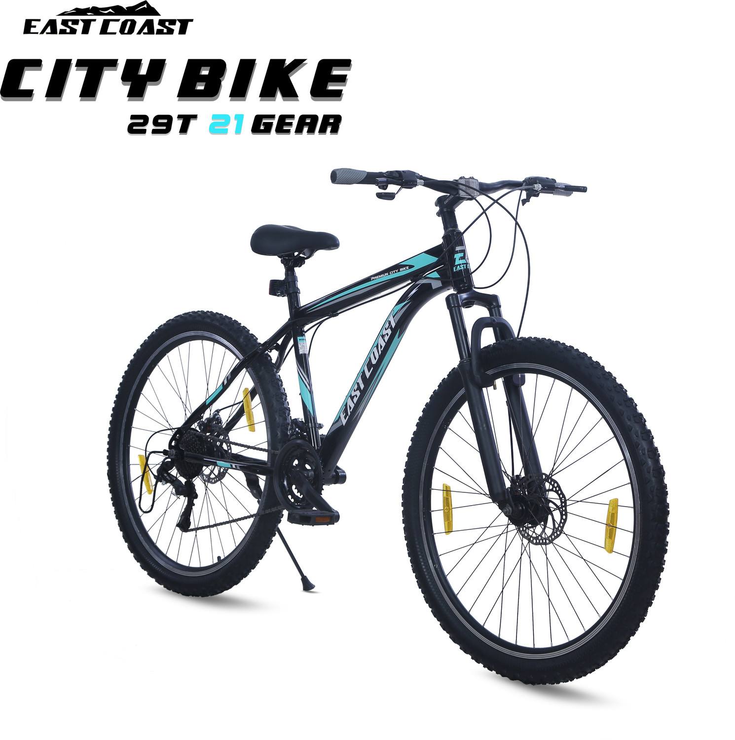 Image of CYCLOMAX SCHNELL ROCCO 29'T, 21 SPEED, D /Disk Break with Free Accessories Premium MTB 29 T (inch) Mountain /Hardtail Cycle (21 Gear, Orange, Only Front Suspension)
