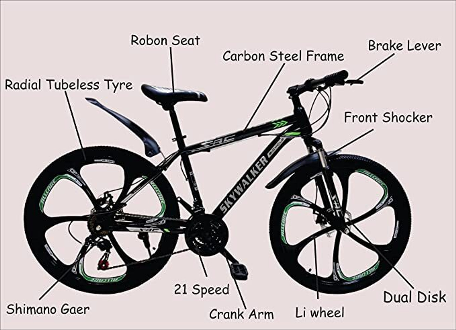 Next shocker clearance 21 speed bicycle