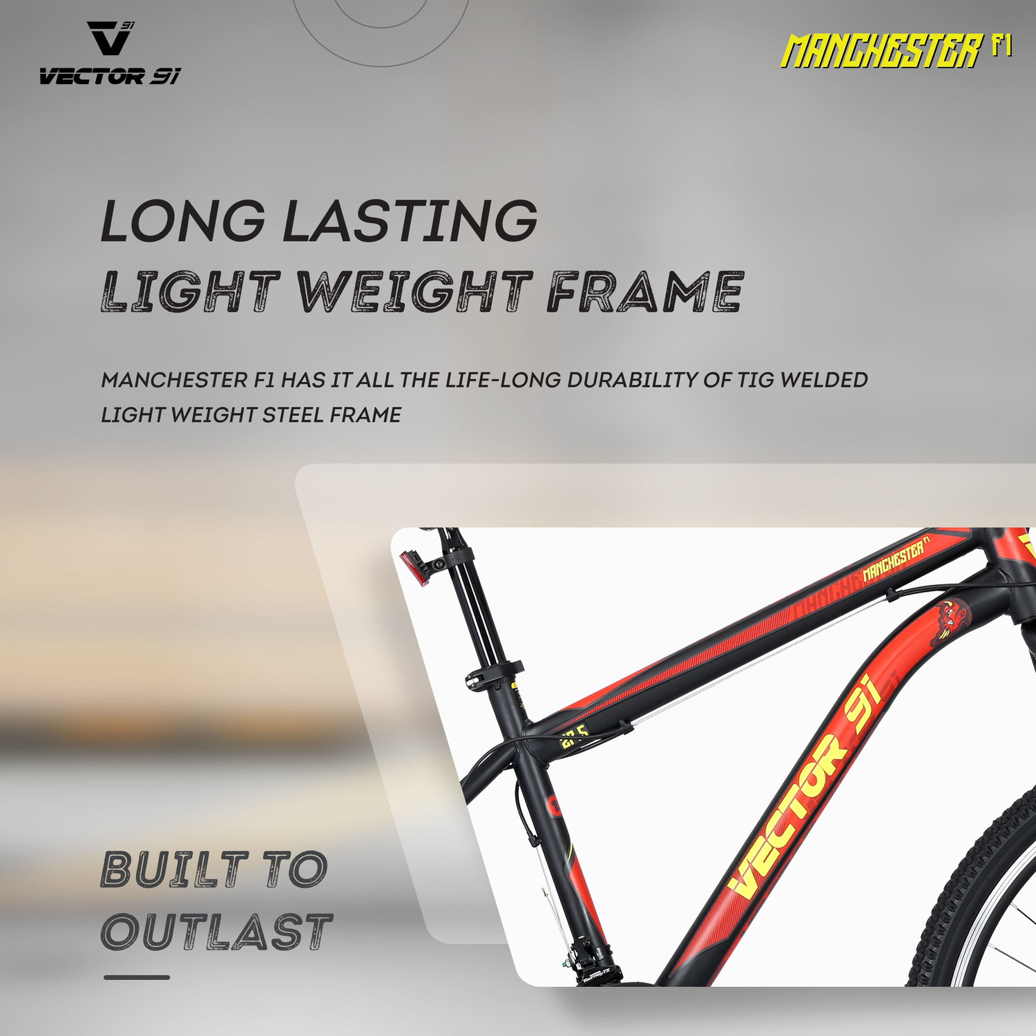 Image of Vector 91 Manchester F1 with Shimano Gears and Dual Disc 27.5 T (inch) Mountain Cycle