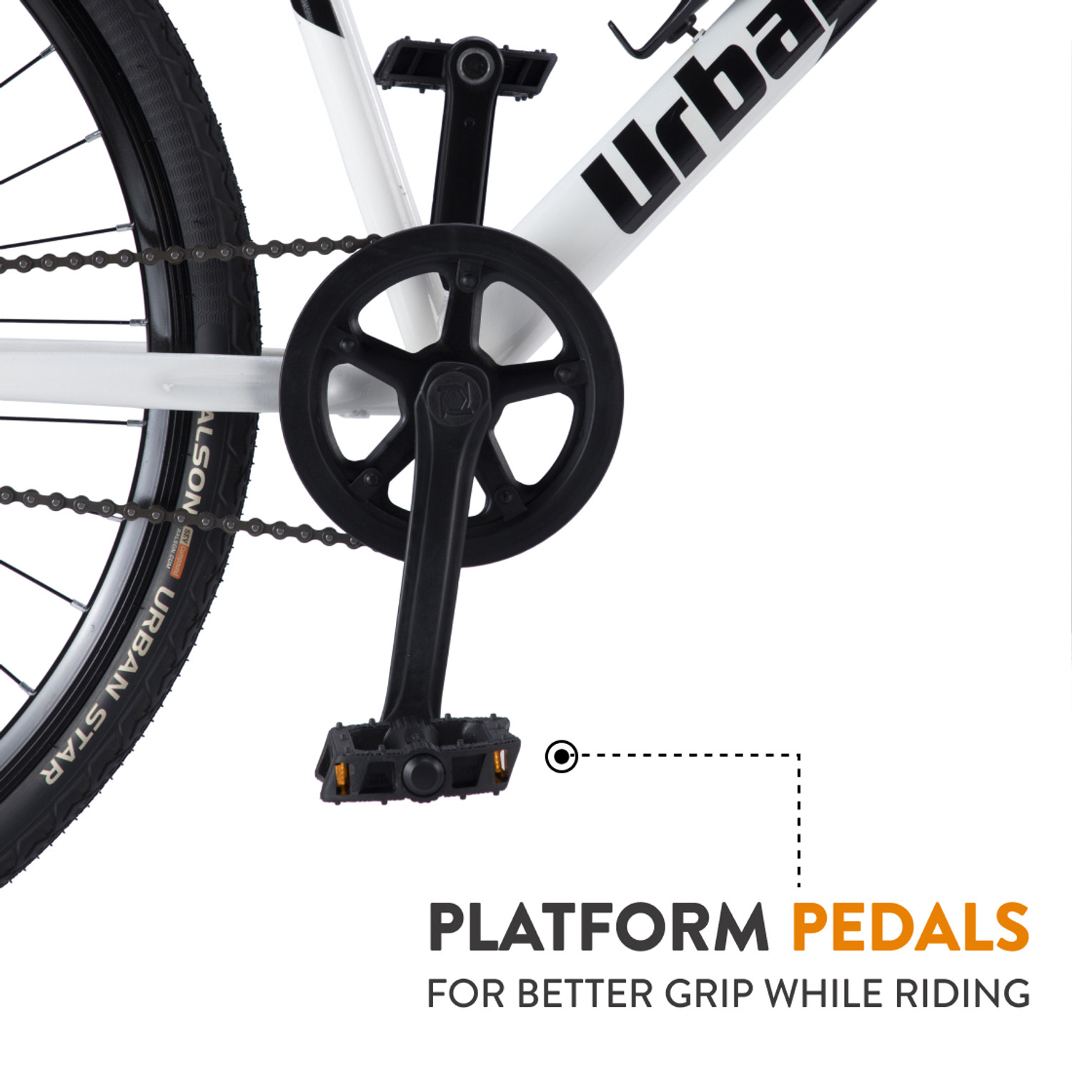 Image of Urban Terrain UTMystere Cycles For Men With Cycling Event & Ride Tracking App 700C T (inch) Hybrid Cycle /City Bike