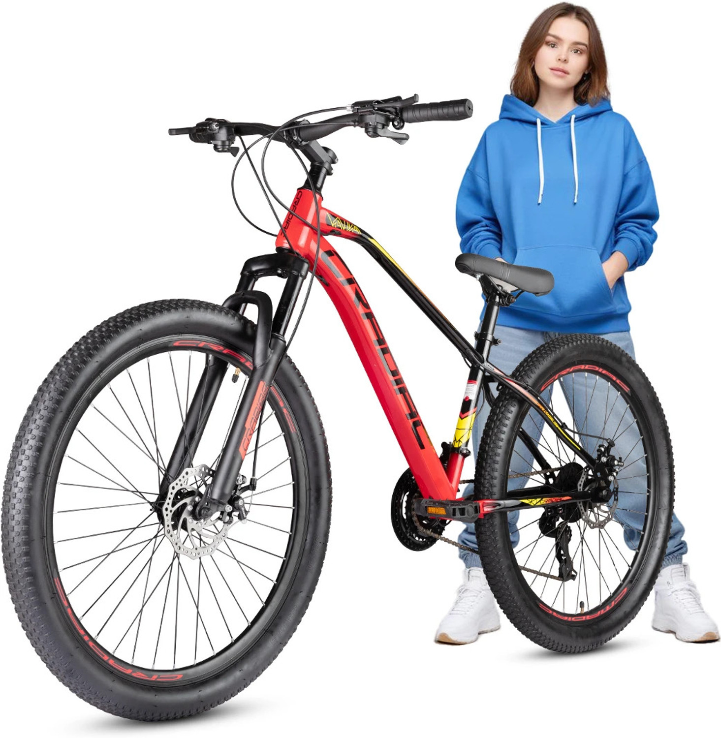 Image of Cambio Eton 27.5T Aluminium 27.5 T (inch) Mountain Cycle (24 Gear, Multicolor, Only Front Suspension)