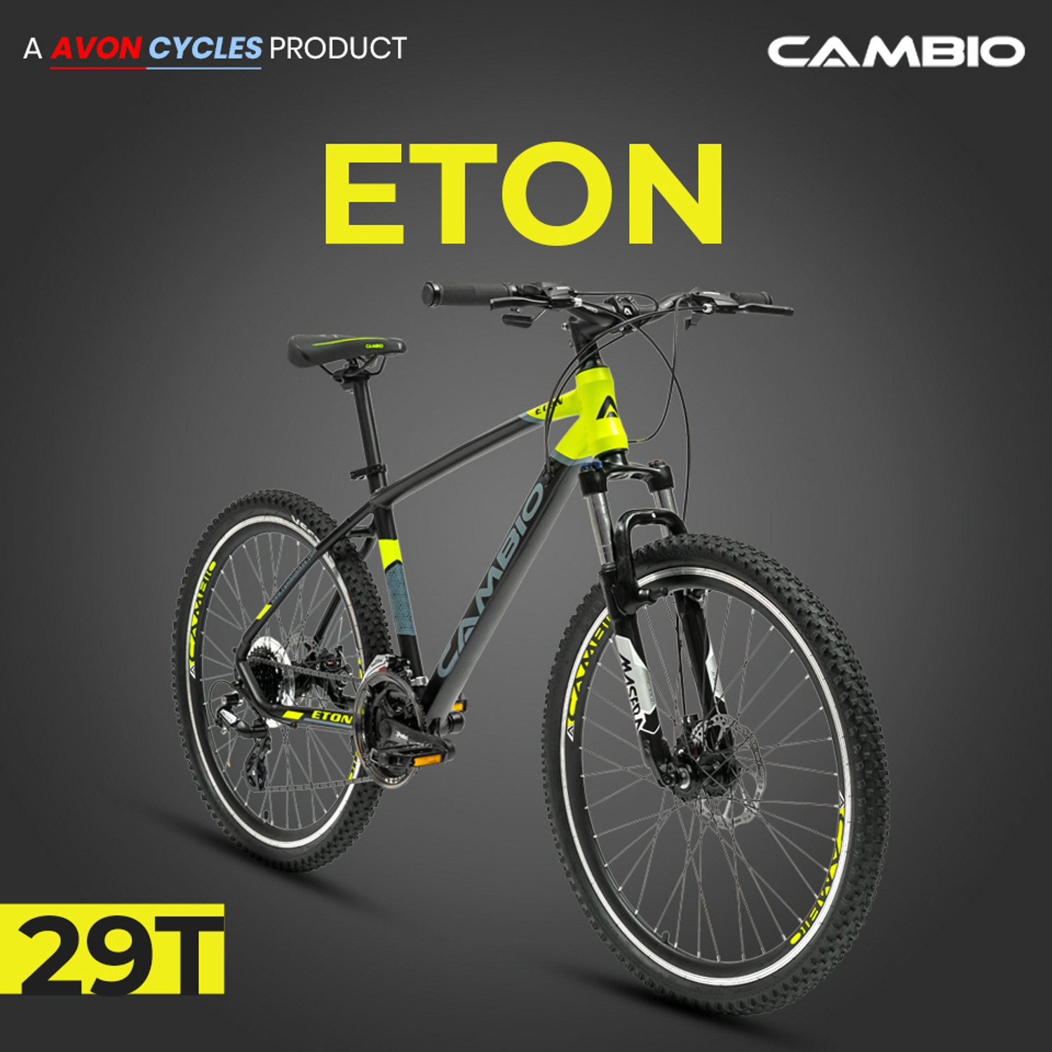 Image of Cambio Eton 27.5T Aluminium 27.5 T (inch) Mountain Cycle (24 Gear, Multicolor, Only Front Suspension)