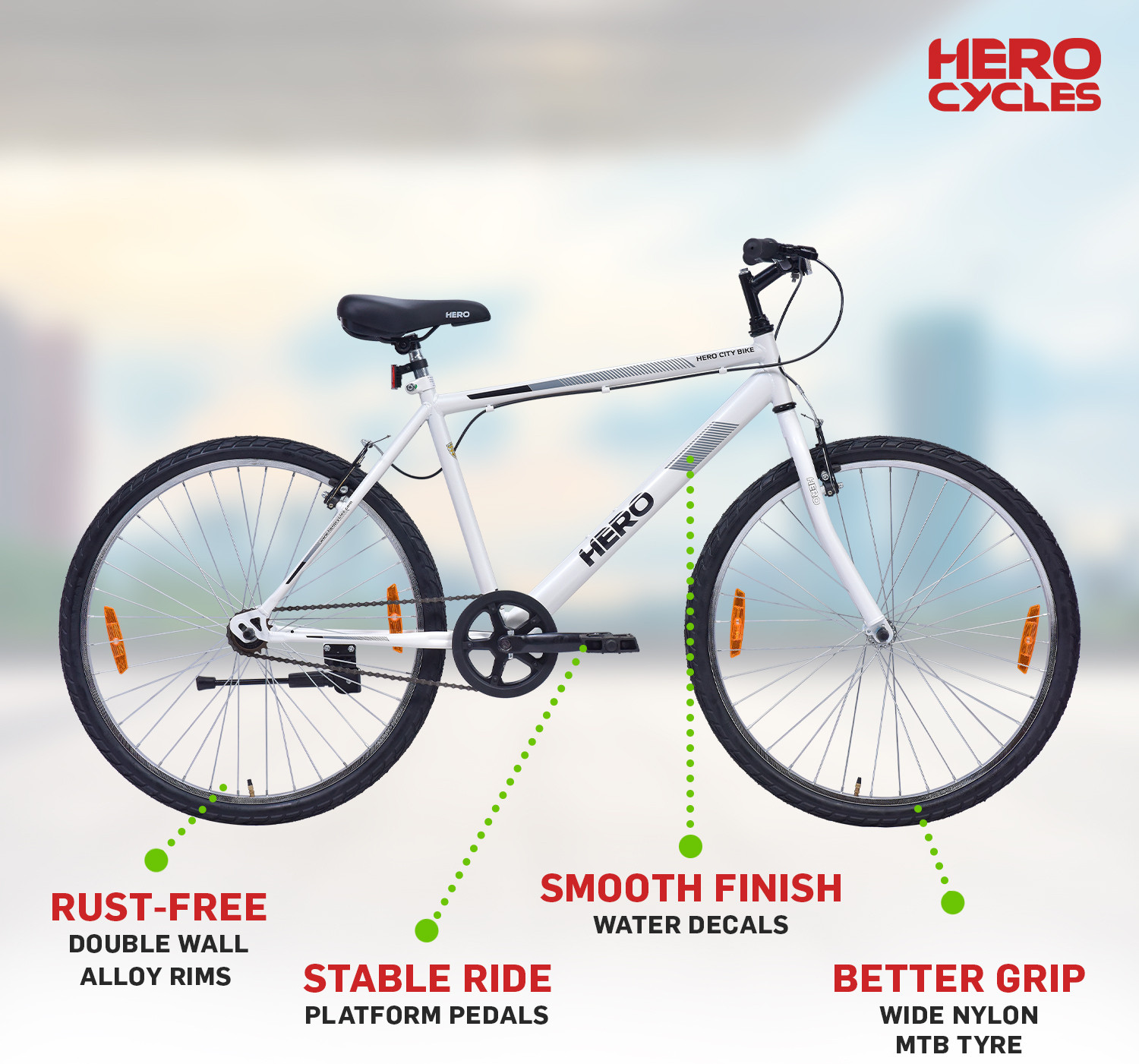 Hero hot sale city cycle