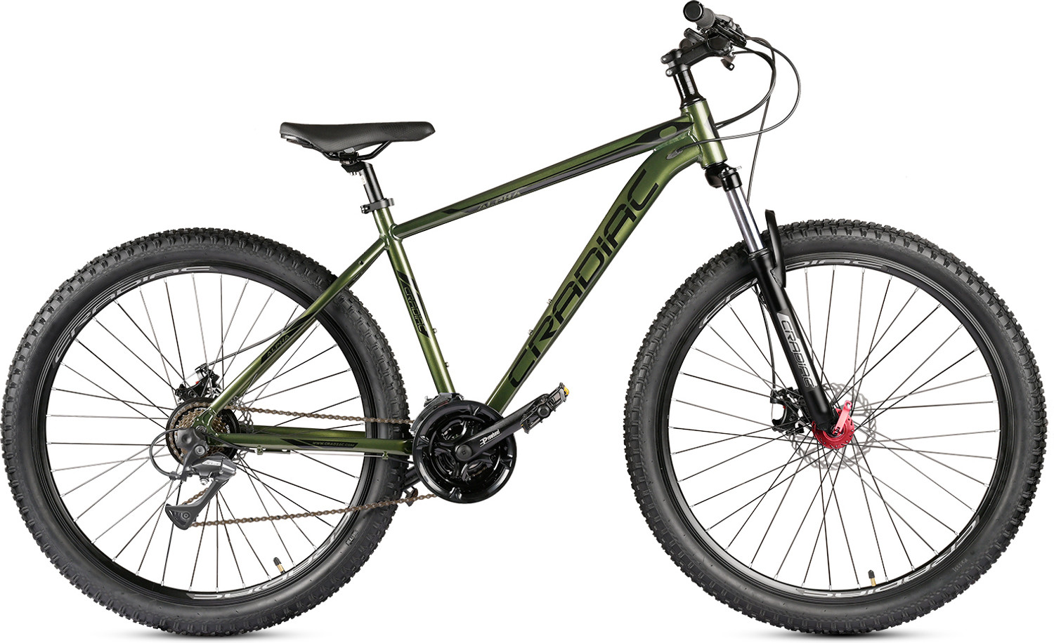 CRADIAC Alpha Pro | Zoom Suspension | 6061 Alloy Frame | Shimano Acera 29 T Mountain Cycle