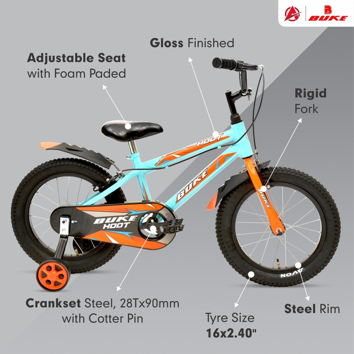 AVON Buke Hoot 16t Bicycles for kids 16Inch wheel size 10Inch