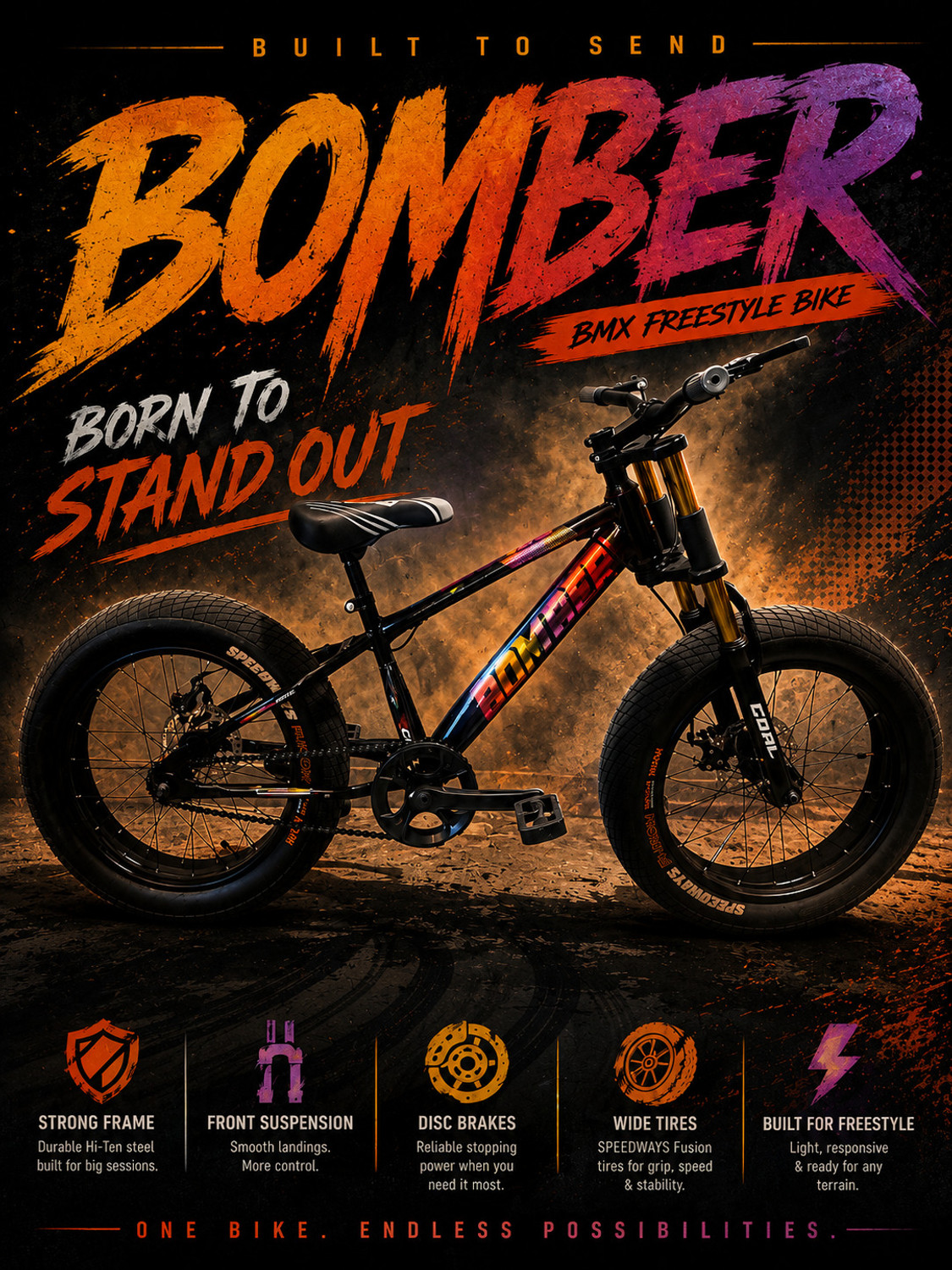 Image of Crow ROOKIE 24 SPEED|DUAL SUSPENSION|shimano geared|JAK DISC BRAKE 27.5 T (inch) Mountain Cycle (24 Gear, Multicolor, Dual Suspension)