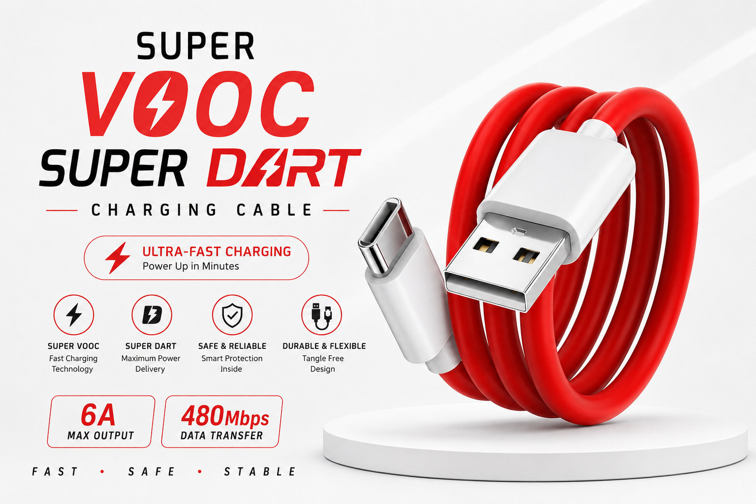 Image of STRIFF 3-in-1 Cable 0.23 m 3in1 USB C to HDMI Adapter (Compatible with Projector, Cameras, Silver, USB Type C To 3-in-1 Cable)