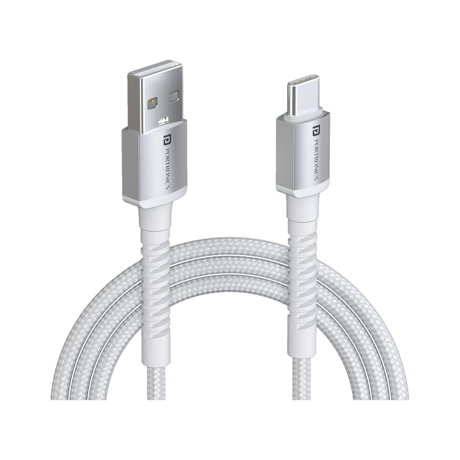 Portronics Type C 3 A 1 m Konenct X USB to Type C Fast Charging Cable with 1M Length
