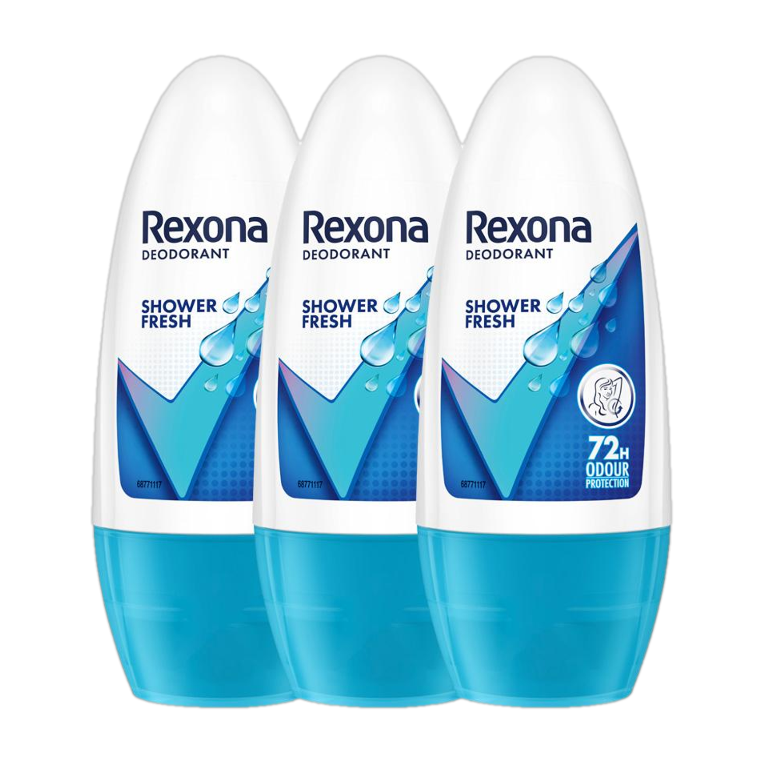 Rexona Shower Fresh Underarm Roll On Deodorant For Women (PO3) Deodora