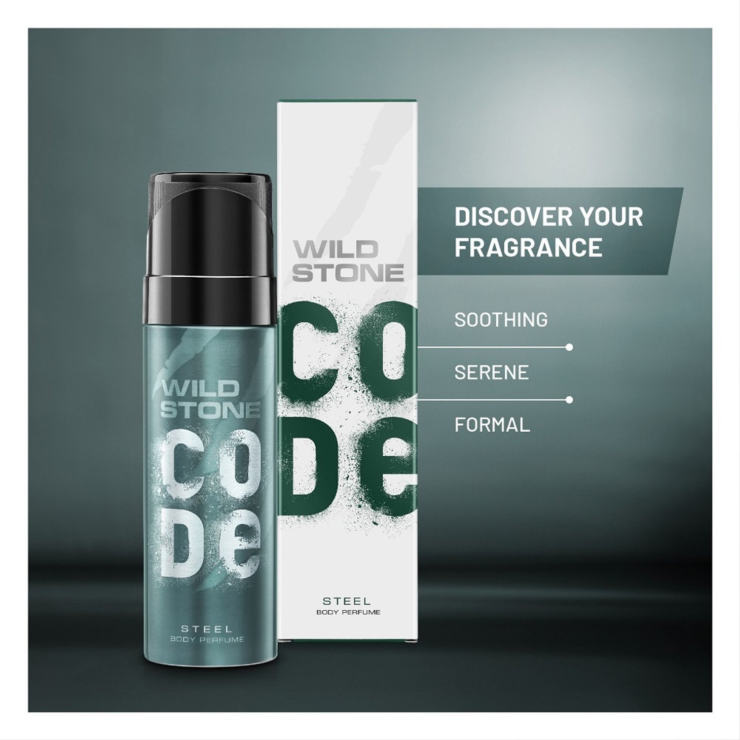 Image of Wild Stone Steel Deodorant Spray - For Men (240 ml, Pack of 2)