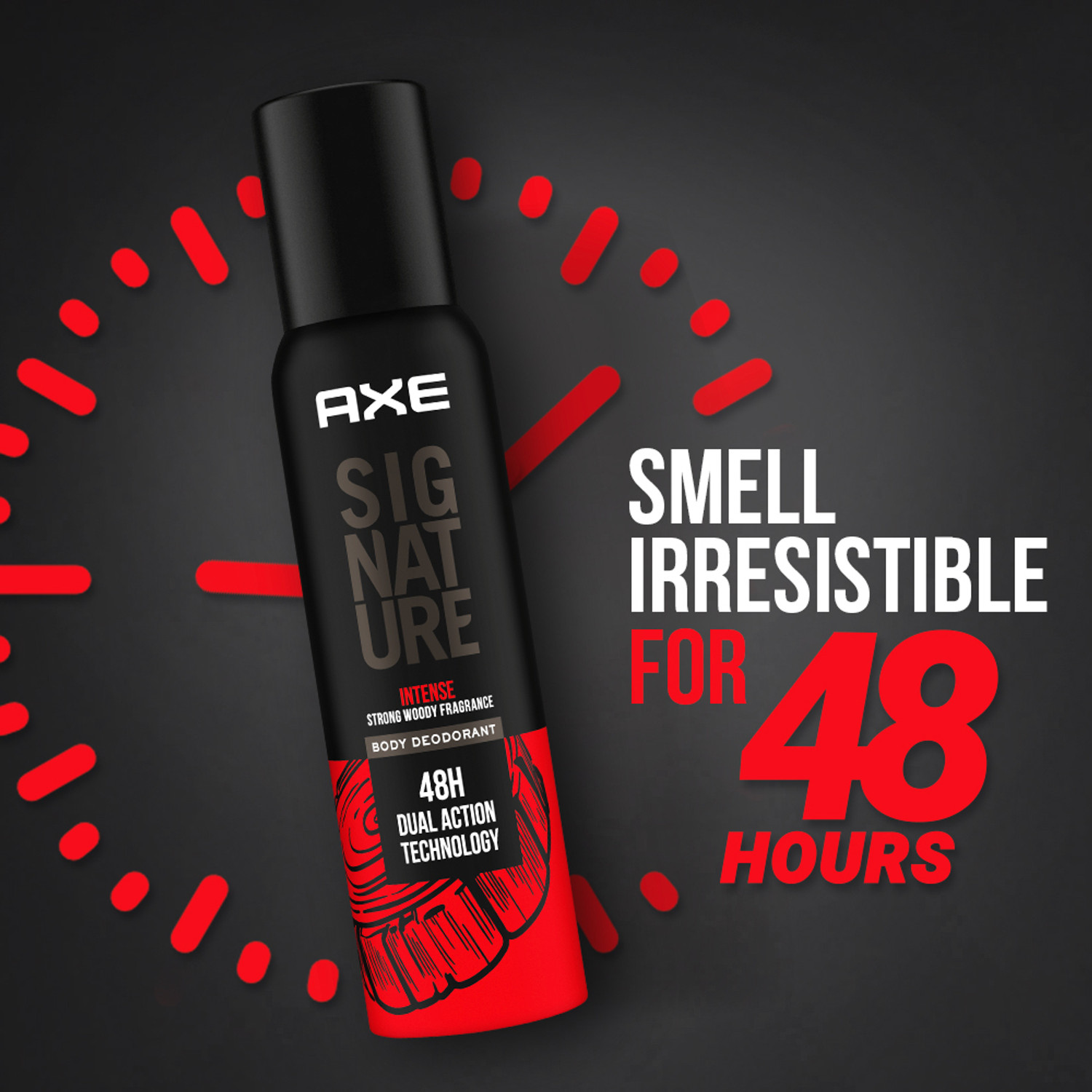 Image of AXE Signature Mysterious and Intense Deodorant No Gas Body Perfume Body Spray - For Men
