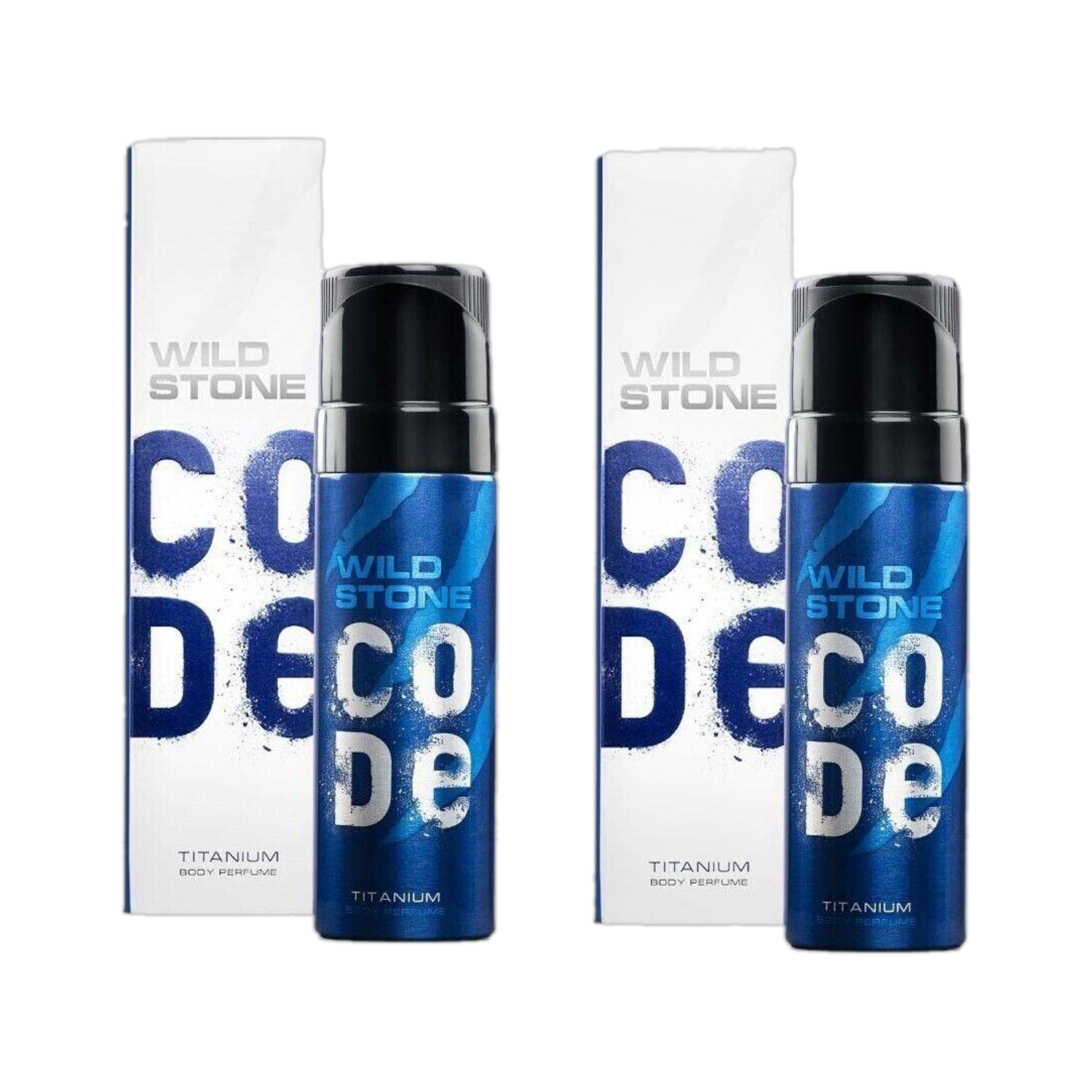 Wild Stone Code Titanium Combo Body Spray  -  For Men  (300 ml, Pack of 2)