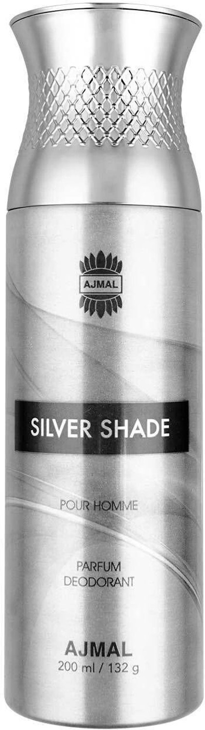 Ajmal Silver Shade Homme Deodorant 200 ml Deodorant Spray  -  For Men