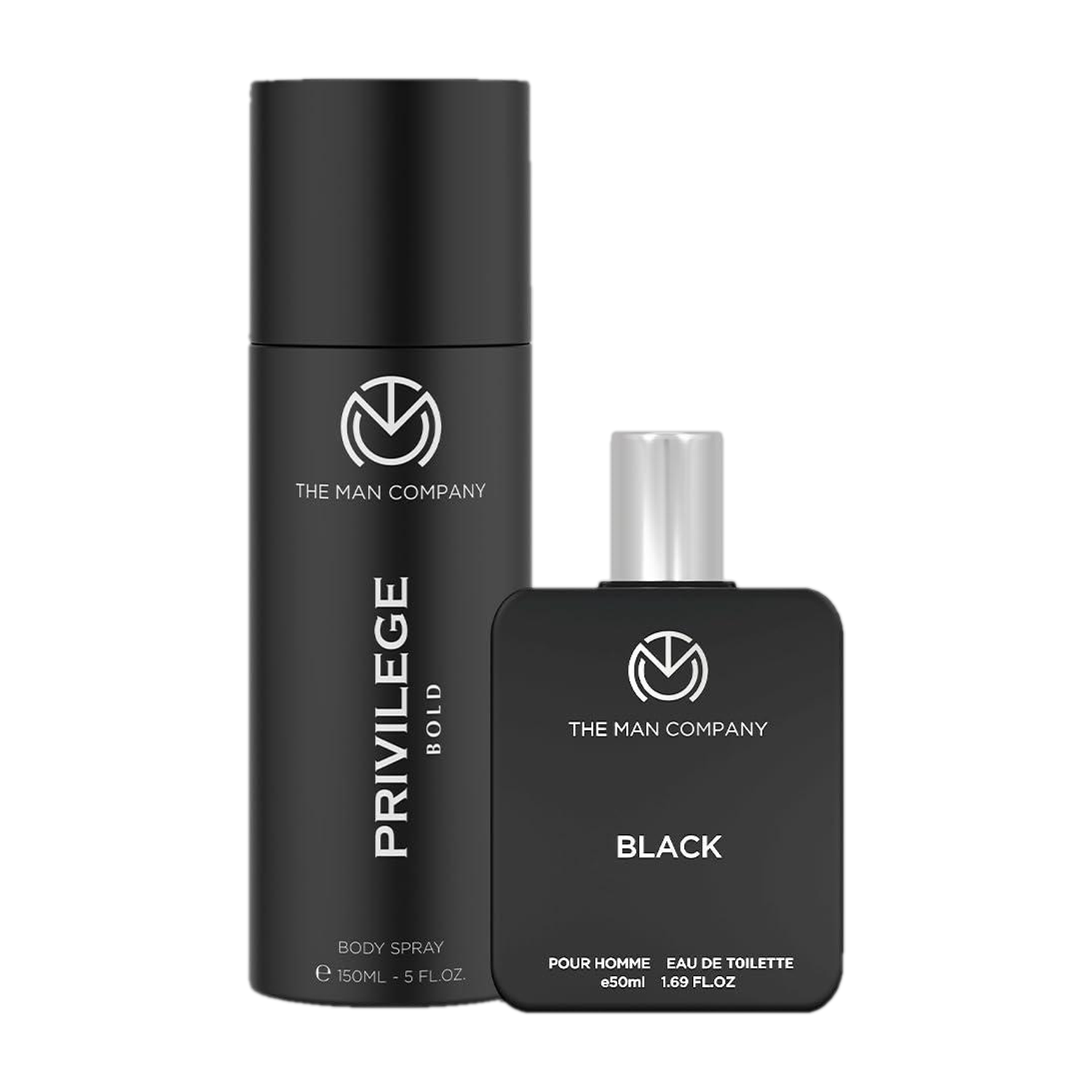 THE MAN COMPANY Black & Bold Perfume Duo - 150 ml, 50 ml Body Spray  -  For Men