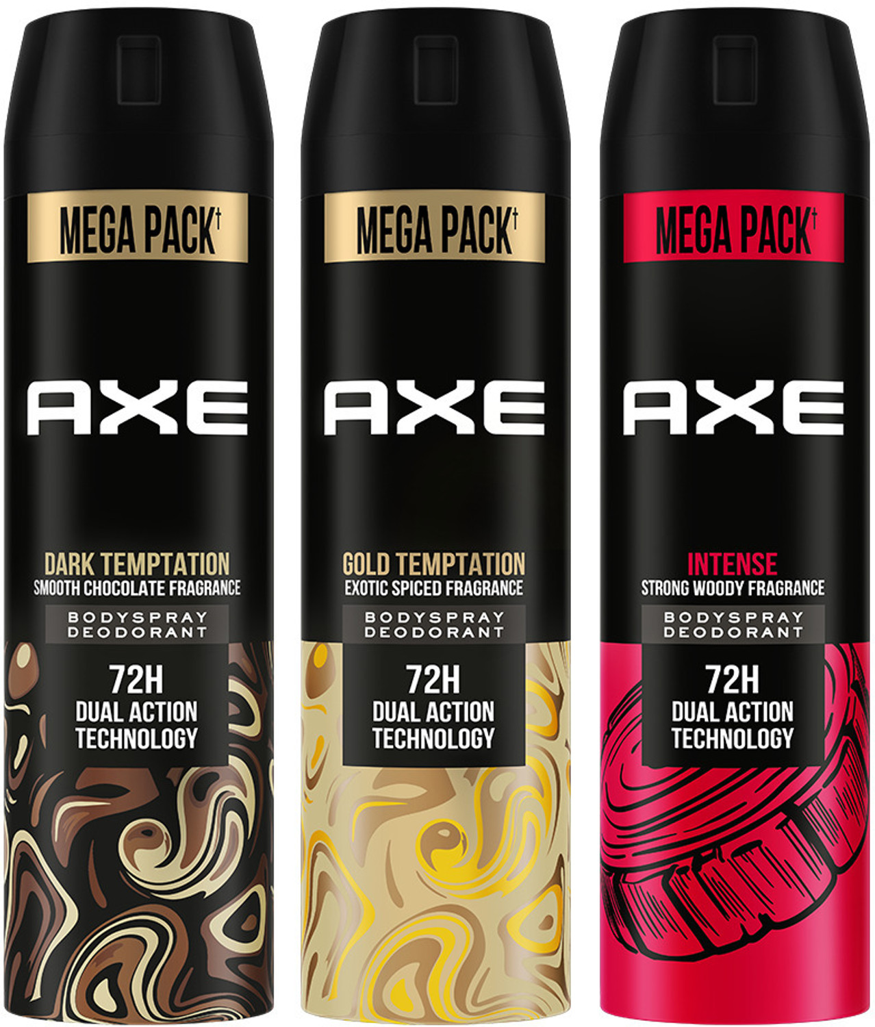 AXE Gold Temptation Deodorant Spray for Men – 150ml Dark