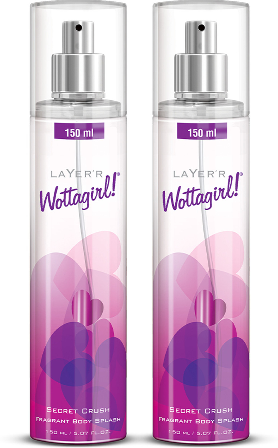 LAYER'R Wottagirl Secret Crush Fragrant Long Lasting Fragrance Body Sp