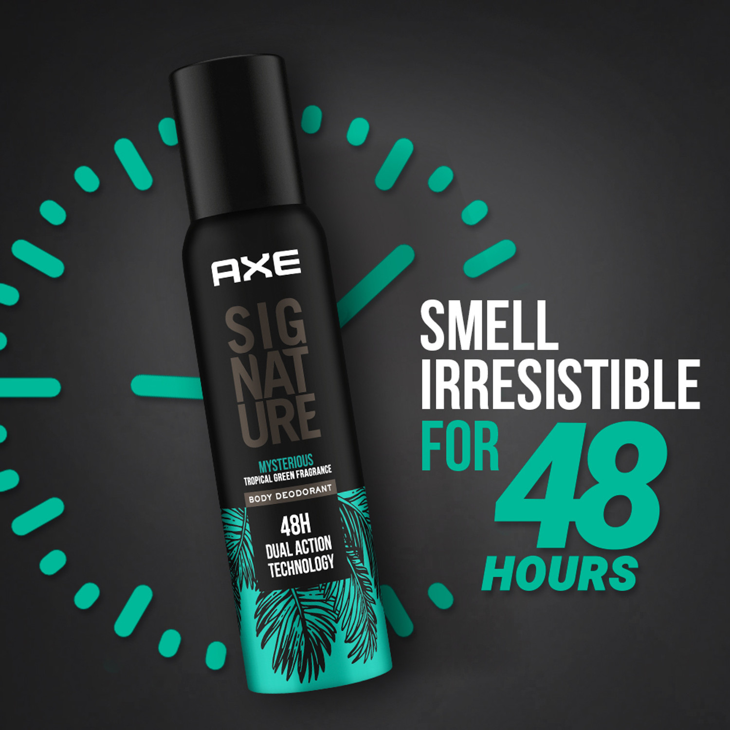 Image of AXE Signature Mysterious and Intense Deodorant No Gas Body Perfume Body Spray - For Men