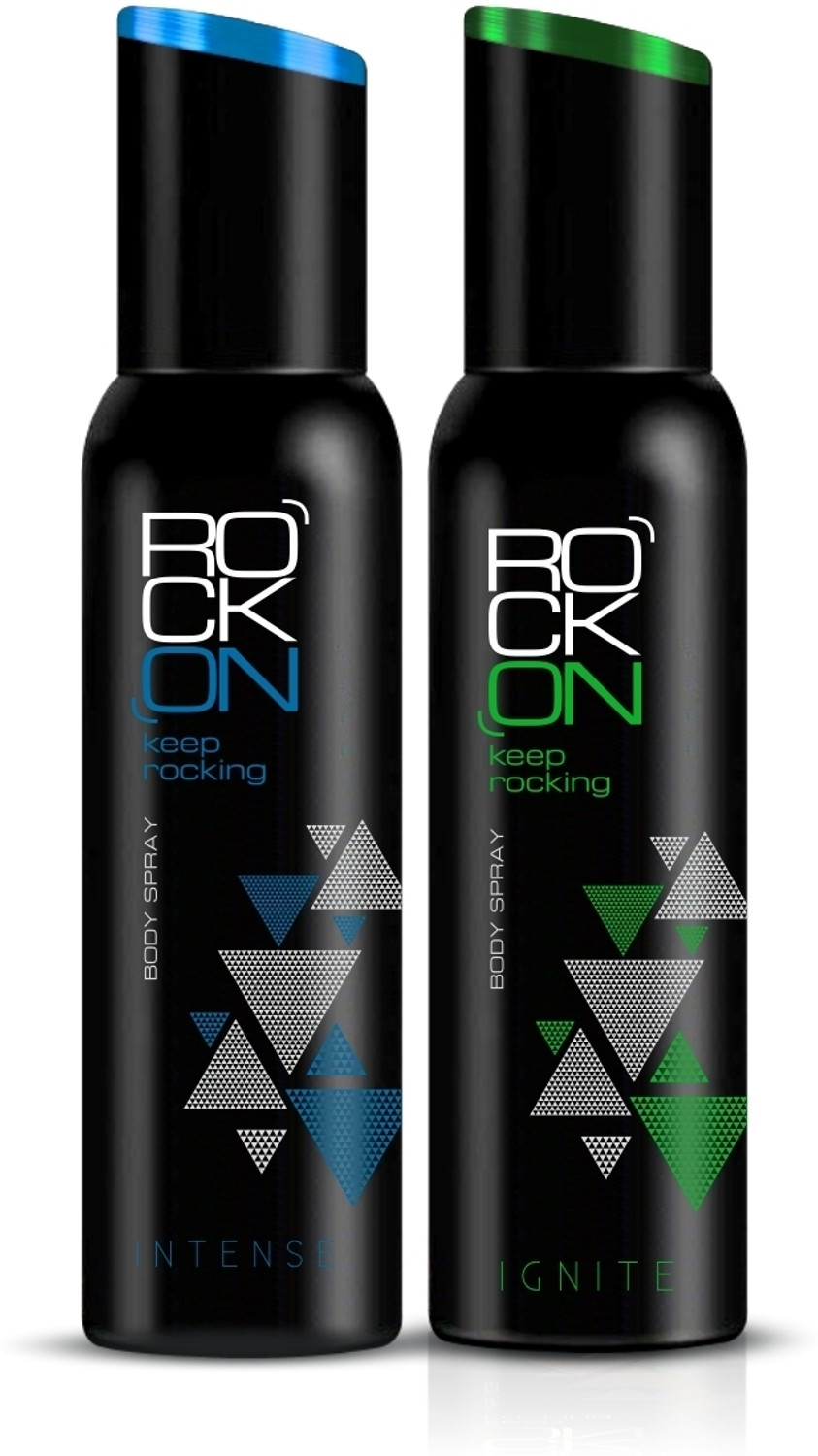 Image of ROCK ON Impulse Deodrant | Unisex Body Spray | Long-Lasting Deo for Men & Women Body Spray - For Men & Women (600 ml, Pack of 4)