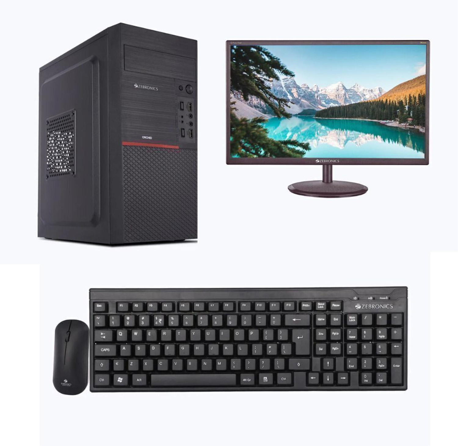 ZEBRONICS Intel Core i5 (8 GB / 256 GB / Windows 10) Assembled Desktop