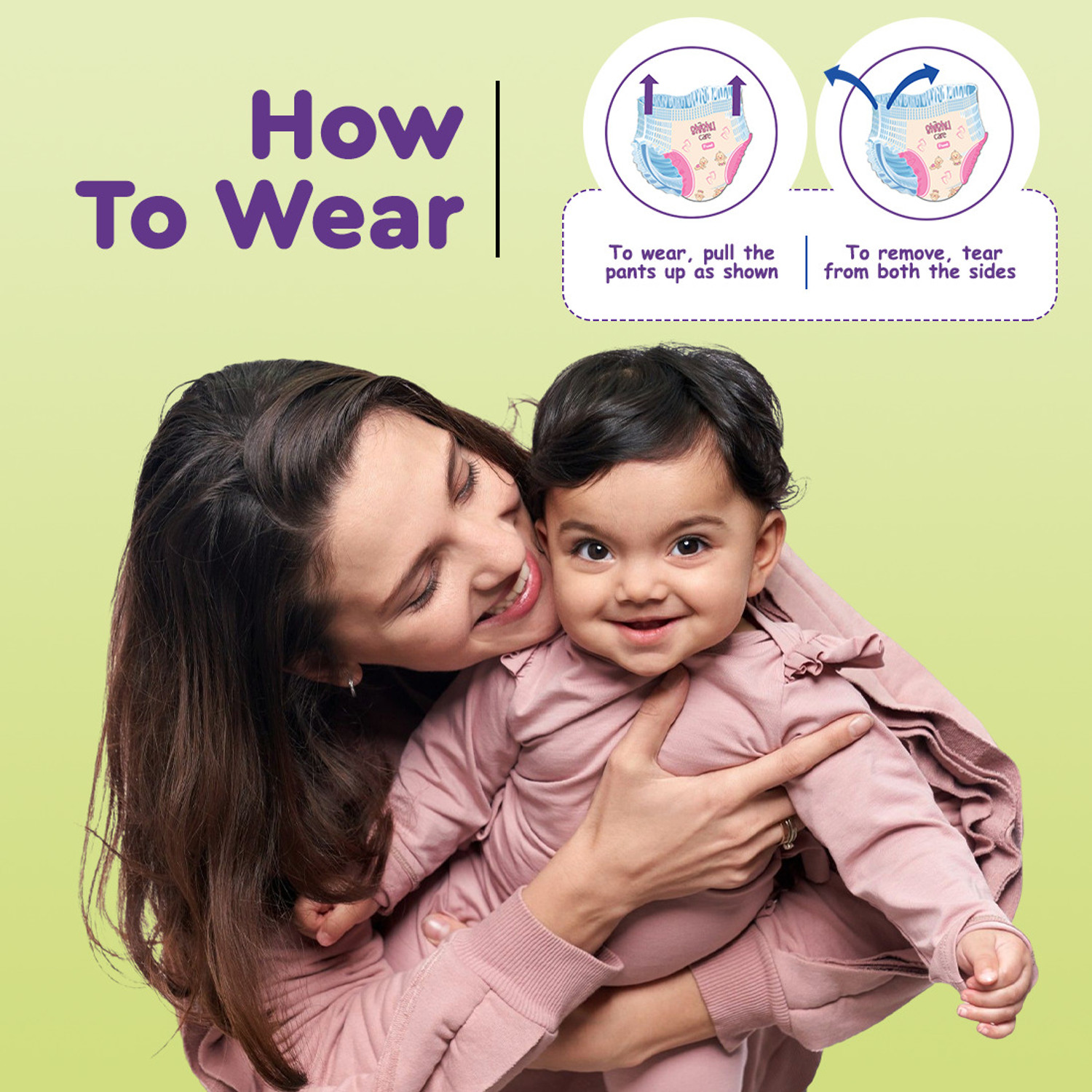 Image of PATANJALI Shishucare Baby Diapers - Large - 62 - L