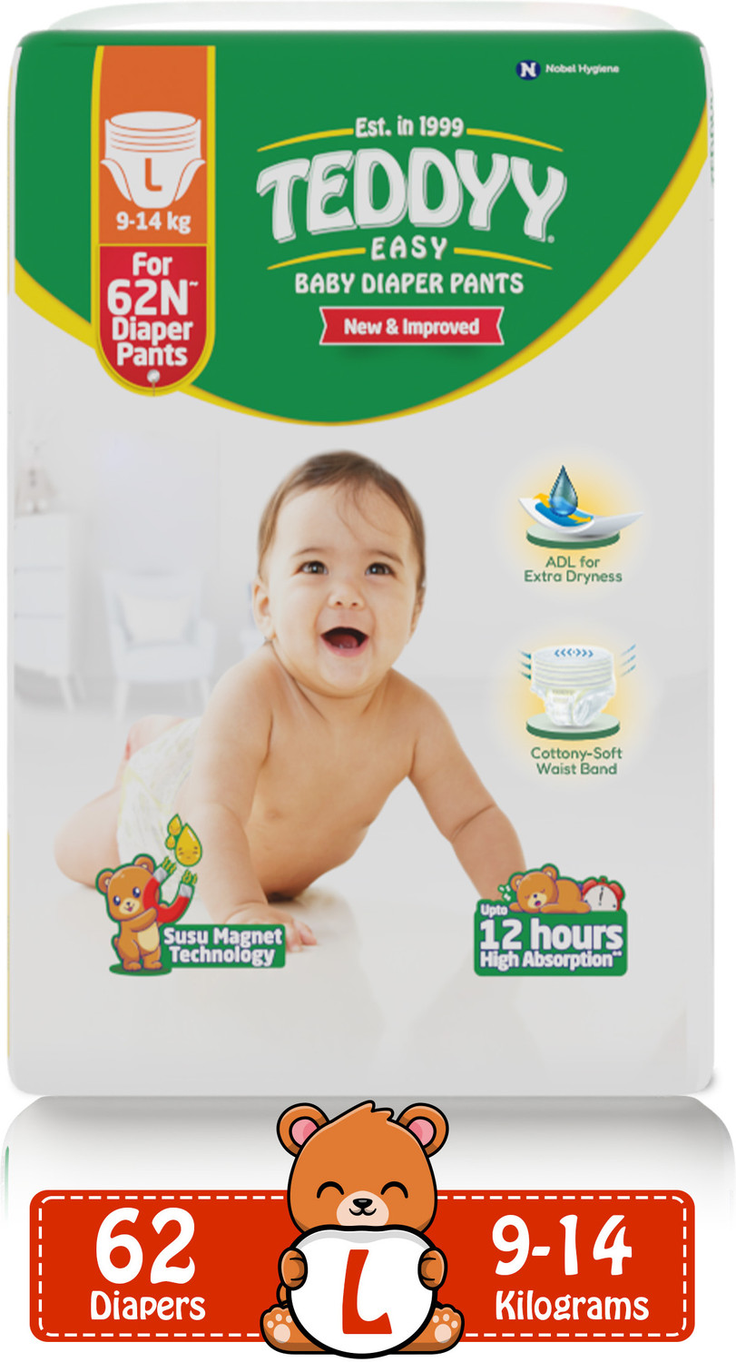 TEDDYY Baby Pant Diapers - L