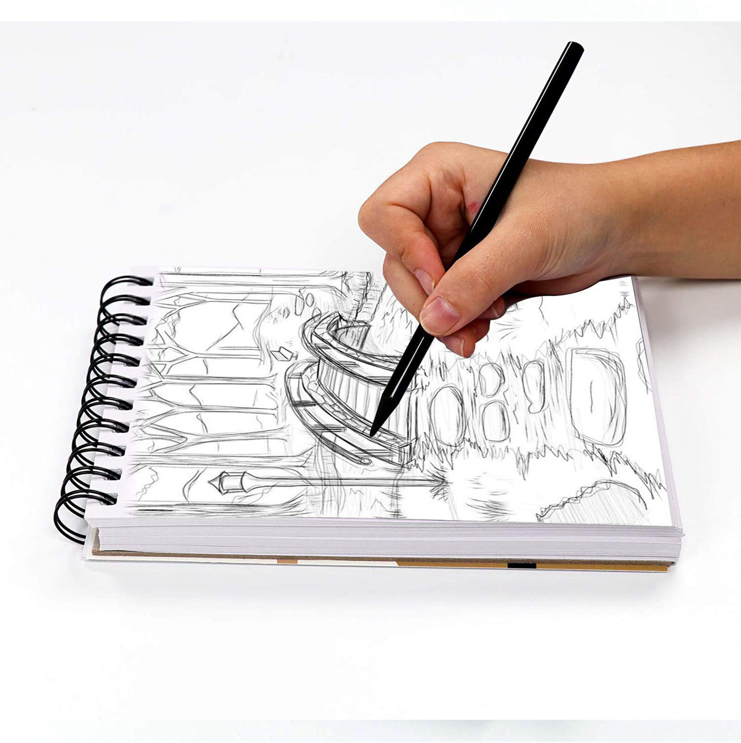 Image of Kshivi Sketch Pad A5 Note Pad Plane 50 Pages (Multicolor, Pack of 2)