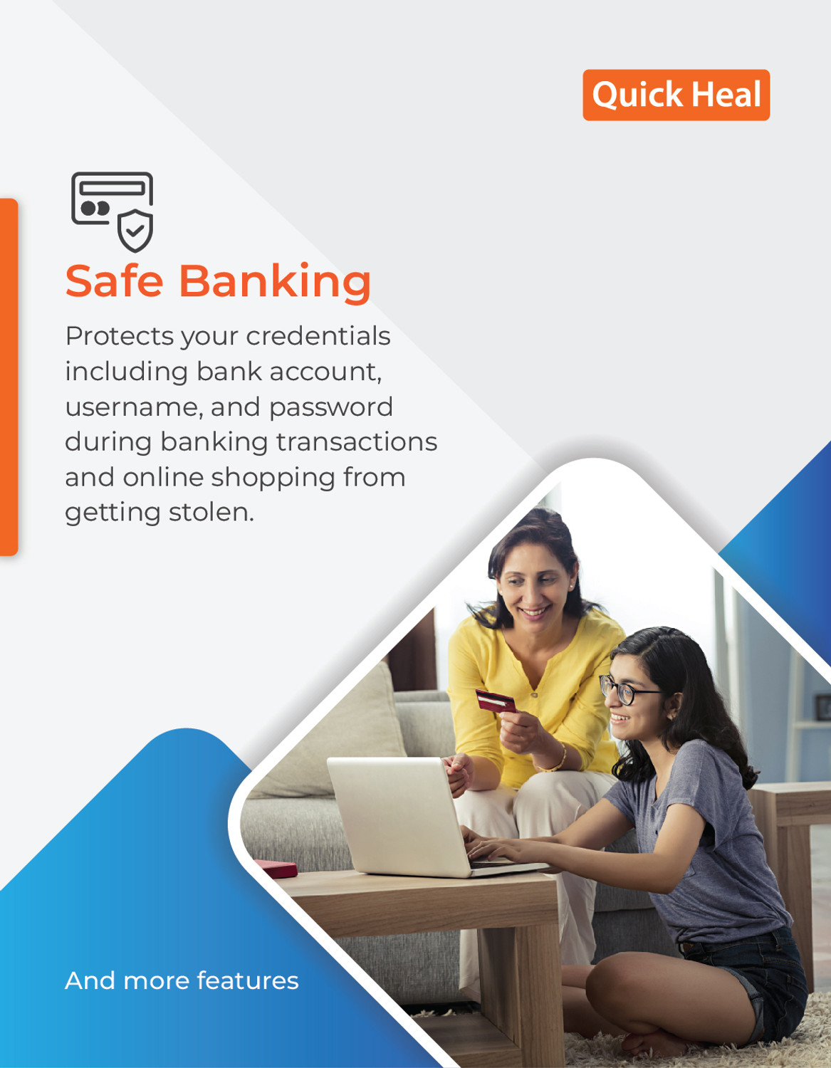 Image of QUICK HEAL Internet Security 2 User 3 Years