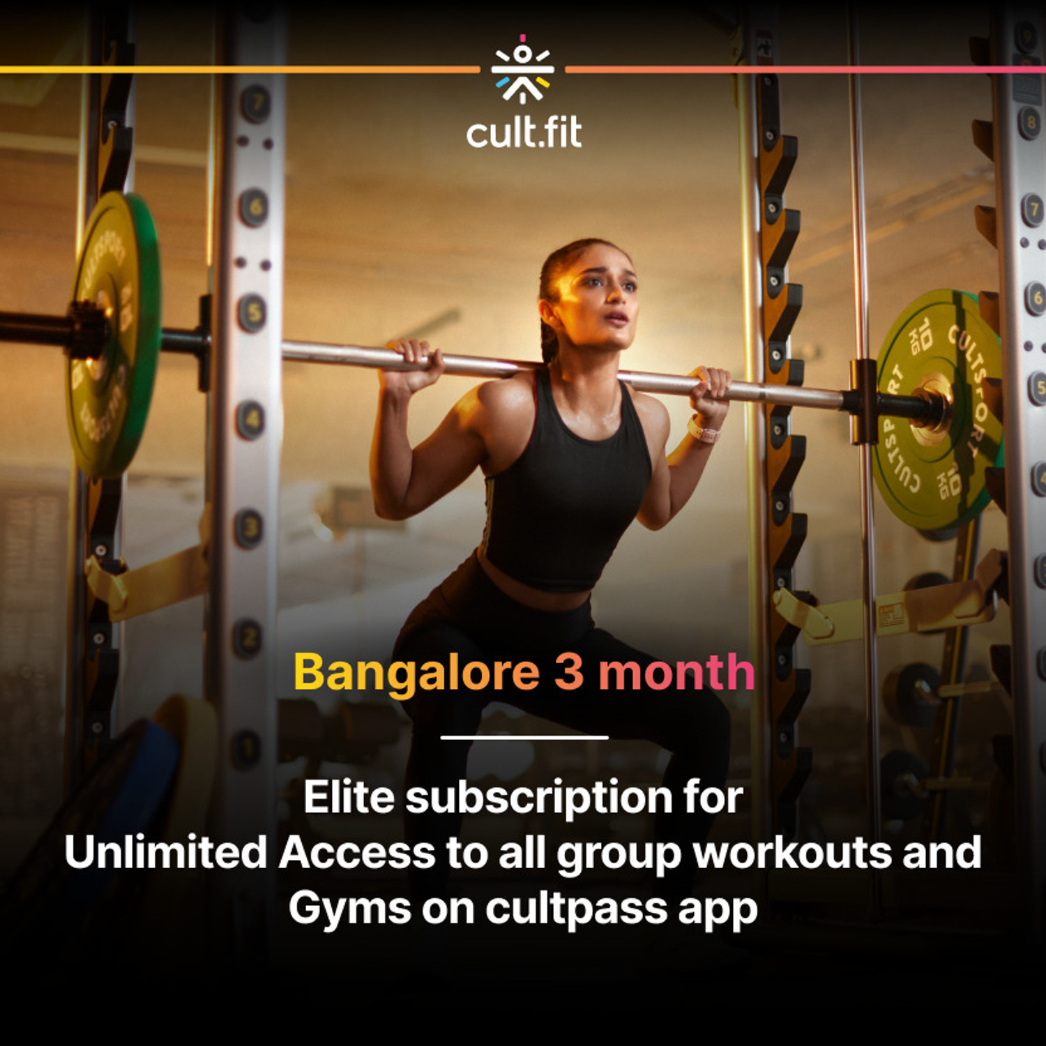 Image of cult.fit cultpass Elite Bangalore - Access to all group classes and gyms in Bangalore