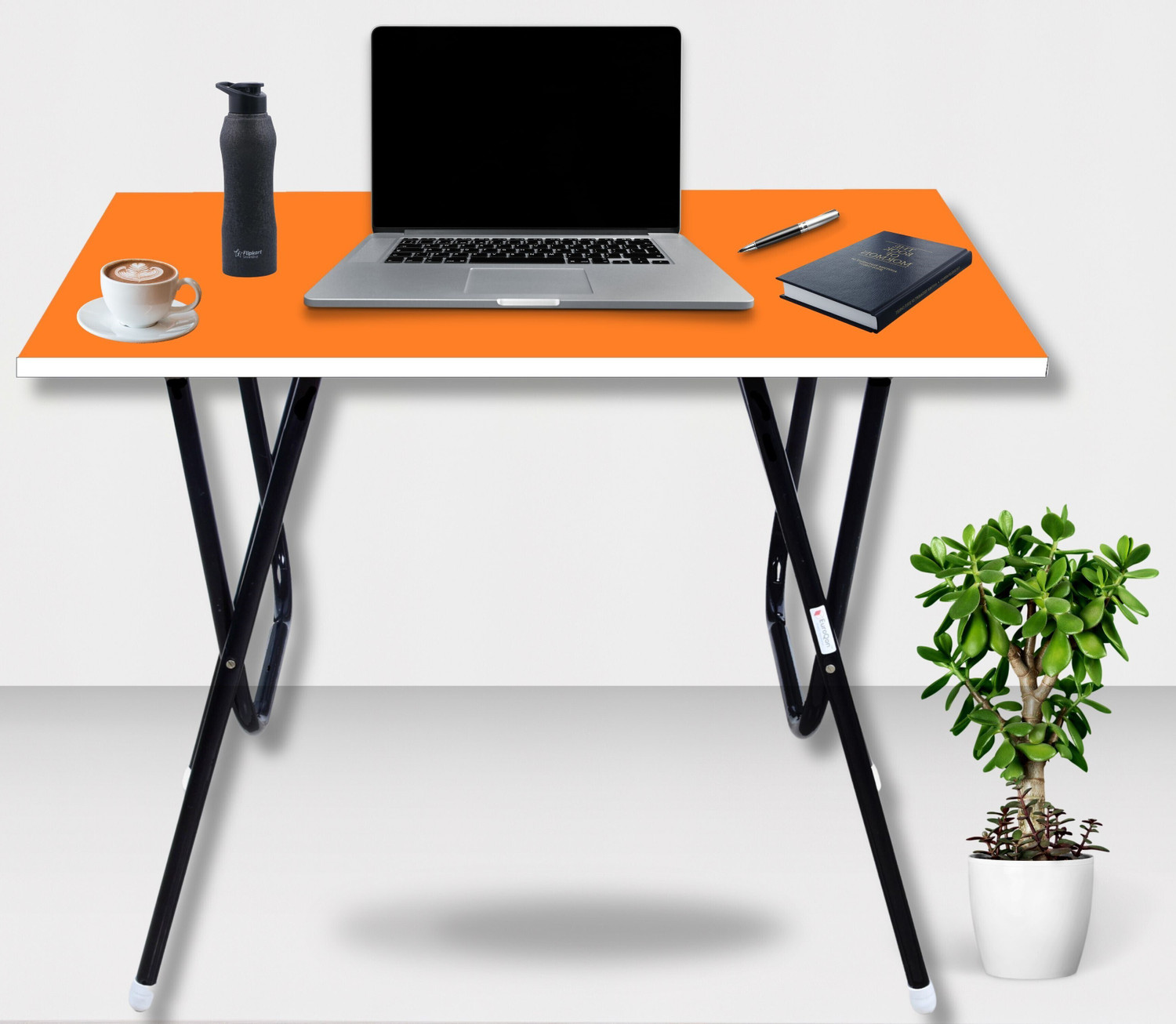 EuroQon Fold Space Saver Foldable Engineered Wood Study Table
