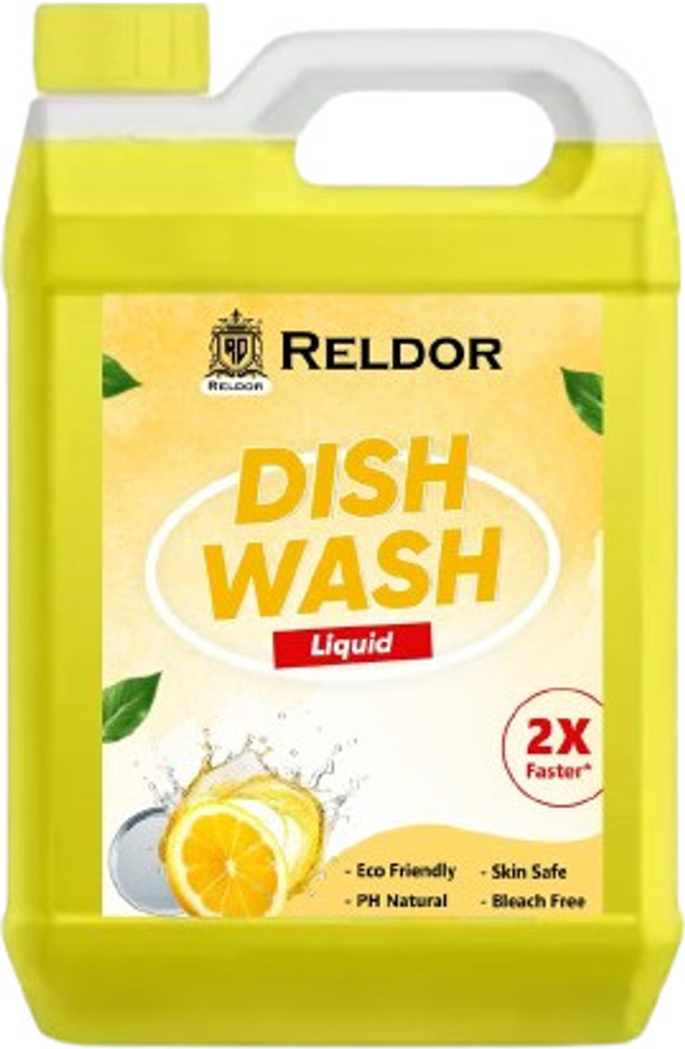 Image of Mistriel Dish Wash Liquid 5L | 5X More Effective Grease Cleaner |Suitable for Kitchenware Dish Cleaning Gel (LEMON, 5 L)