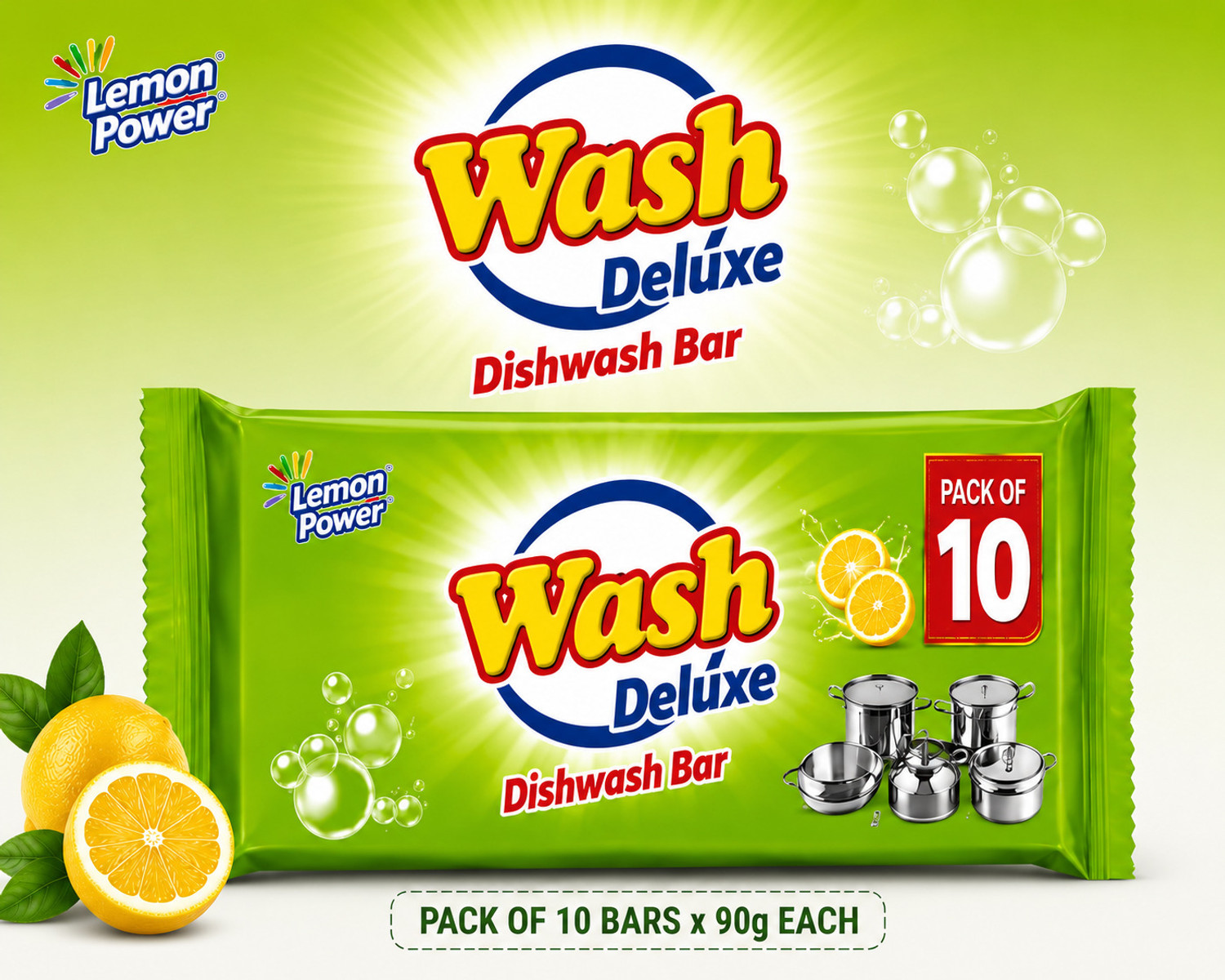 Image of Vim ANTI SMELL WITH PUDINA Dishwash Bar (5 x 0.2 kg)