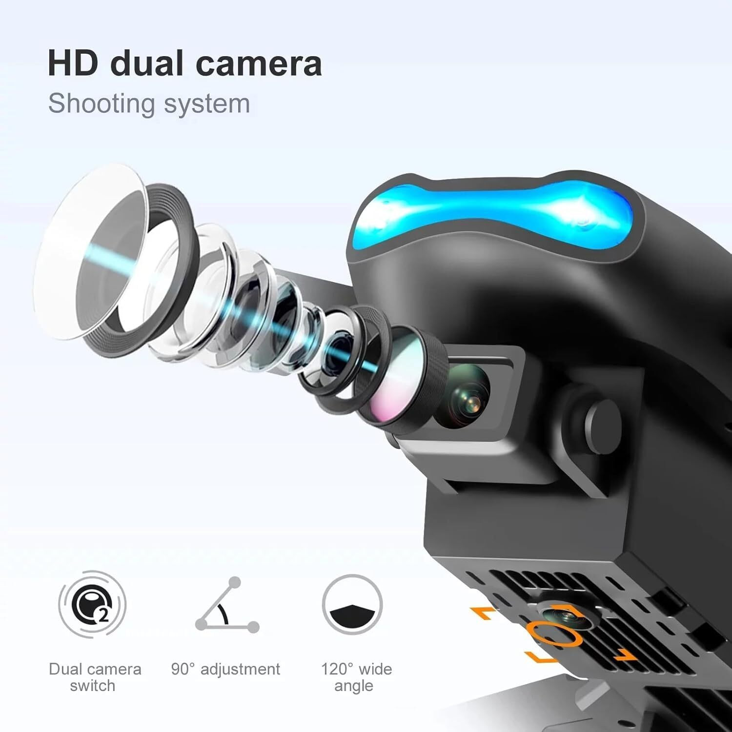 Image of Danae E88 Pro Drone 4k HD foldable Drone With Camera 4k HD Mini 720p Live Video Drone Drone