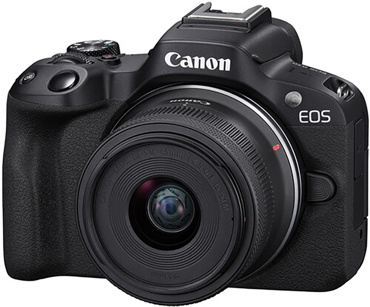 Image of Canon EOS R50 Mirrorless Camera Body with RF - S 18 - 45 mm f /4.5 - 6.3 IS STM