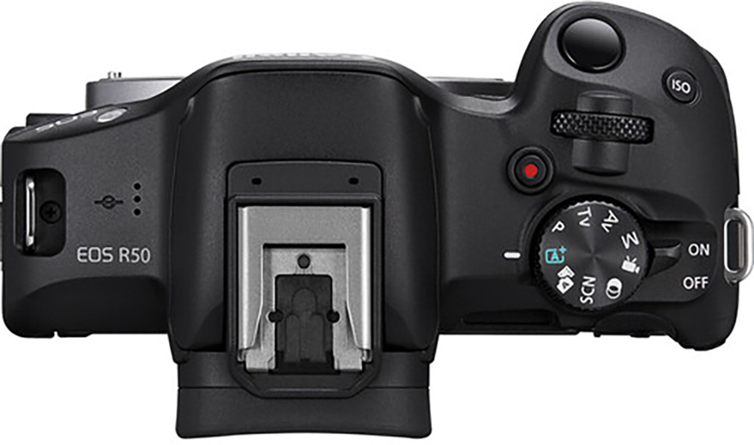 Image of Canon EOS R50 Mirrorless Camera Body with RF - S 18 - 45 mm f /4.5 - 6.3 IS STM