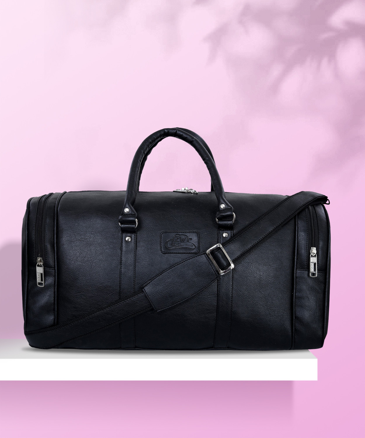 54 L Hand Duffel Bag - Duffel Bag Luggage Travel Bag - Black - Large C