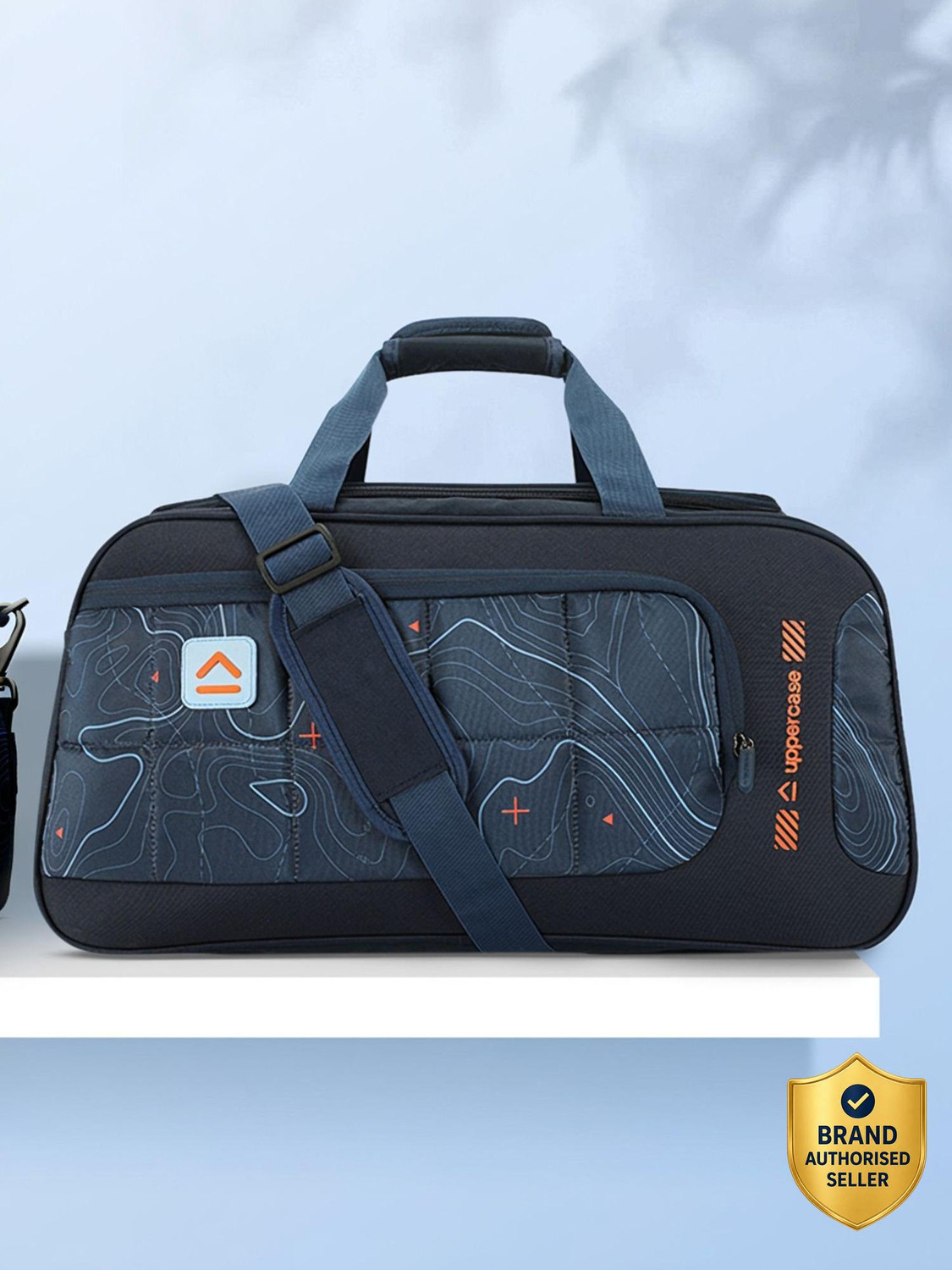 Uppercase 2900EDB1BLU Topo Duffle Bag, Dust Resistant bag with 1500 Days warranty Duffel Without Wheels