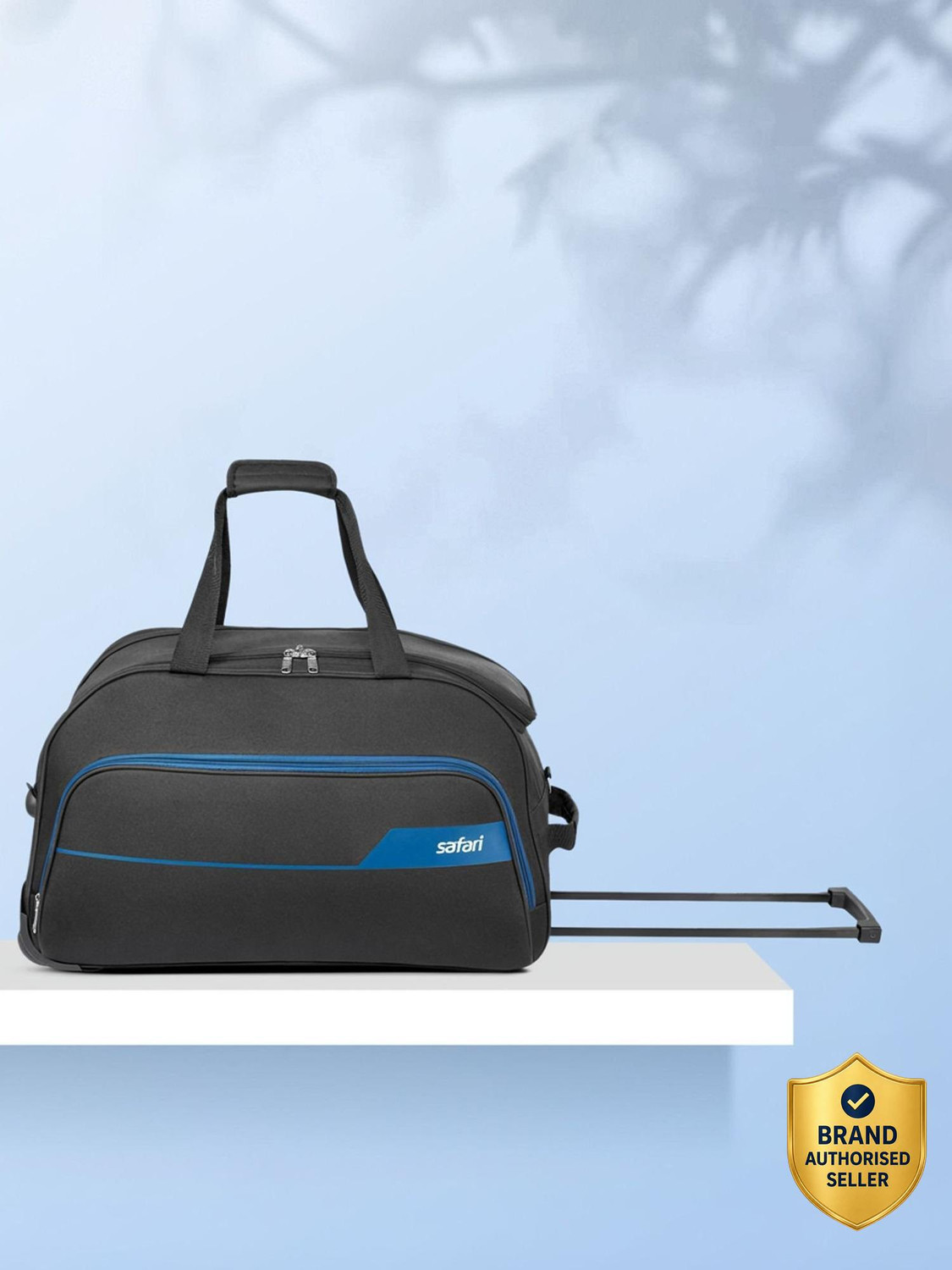 65 L Strolley Duffel Bag - LIRA 65 RDFL - Black - Large Capacity