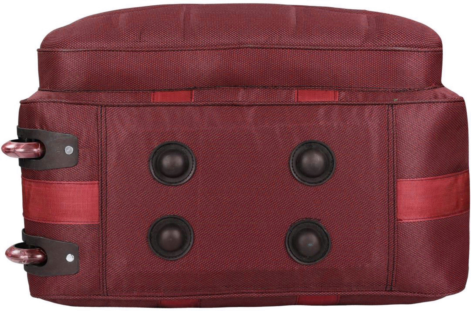 Image of ezra 61 L Strolley Duffel Bag - Attractive Unisex Duffel Bag for limitless adventures - Red - Large Capacity