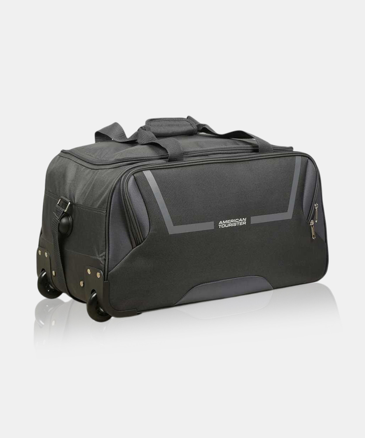 Image of AMERICAN TOURISTER 60 L Strolley Duffel Bag - COSMO WHEEL DUFFLE 57 CM-GREY - Grey - Large Capacity