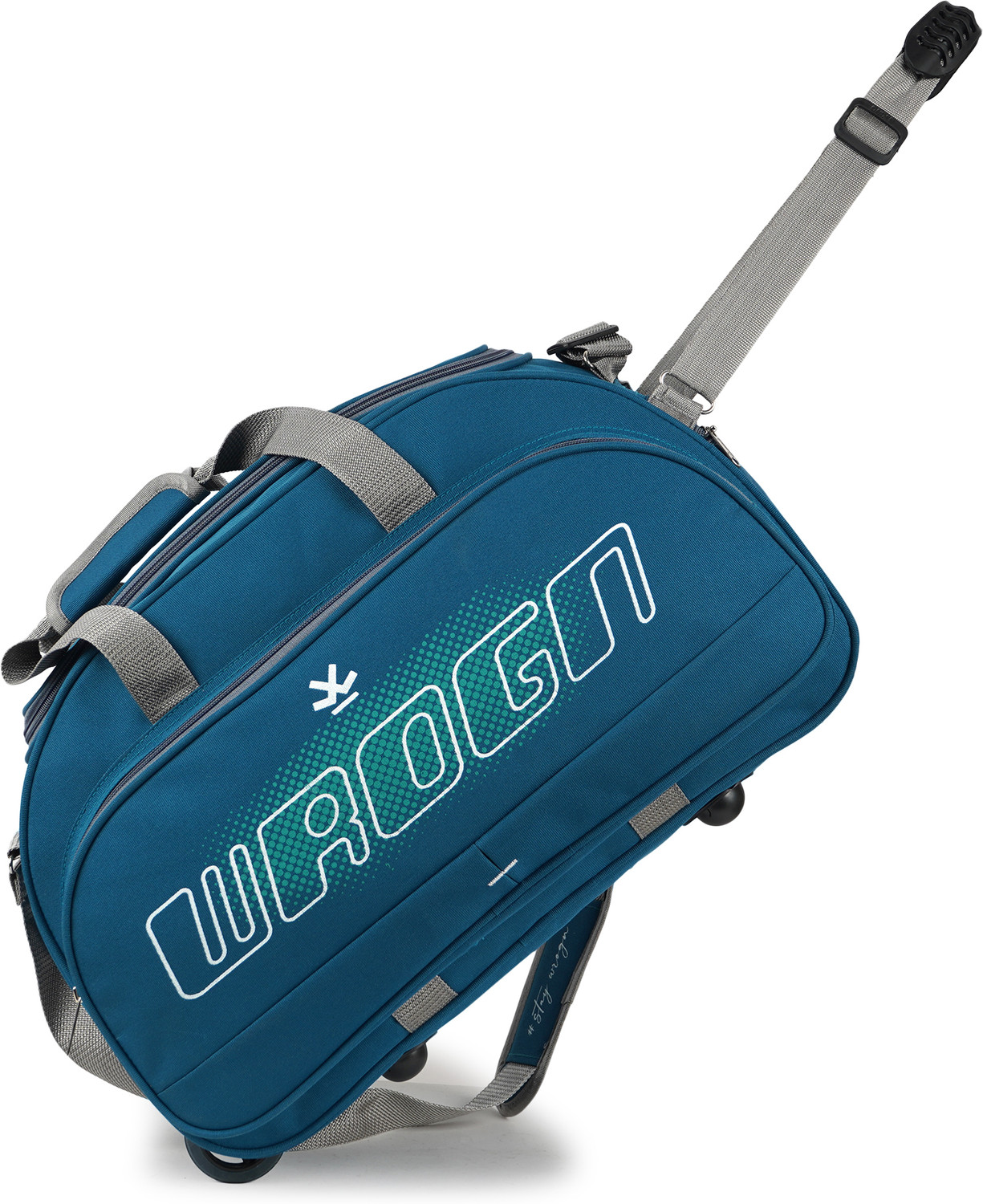 Image of ezra 61 L Strolley Duffel Bag - Attractive Unisex Duffel Bag for limitless adventures - Red - Large Capacity