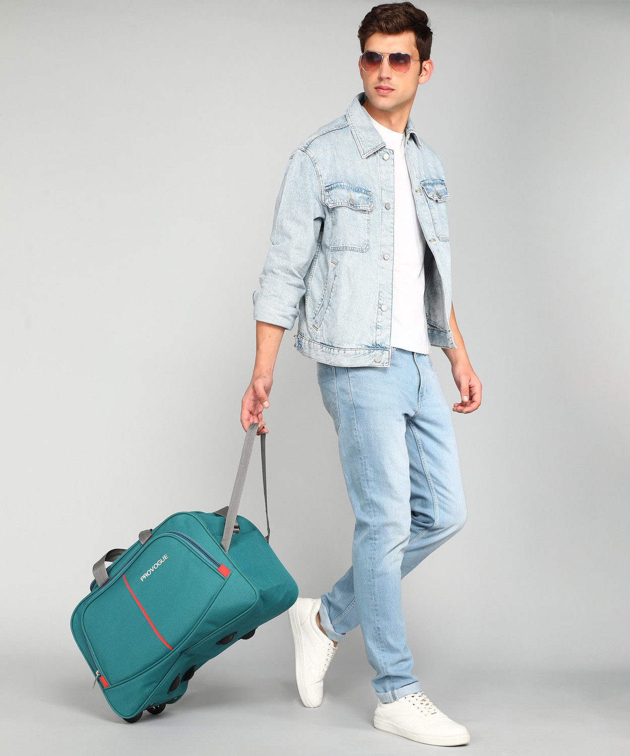 Image of PROVOGUE (Expandable) PRO-70L travel bag Waterproof Polyester Lightweight 70 L luggage with 2 Wheels Duffel With Wheels (Strolley)