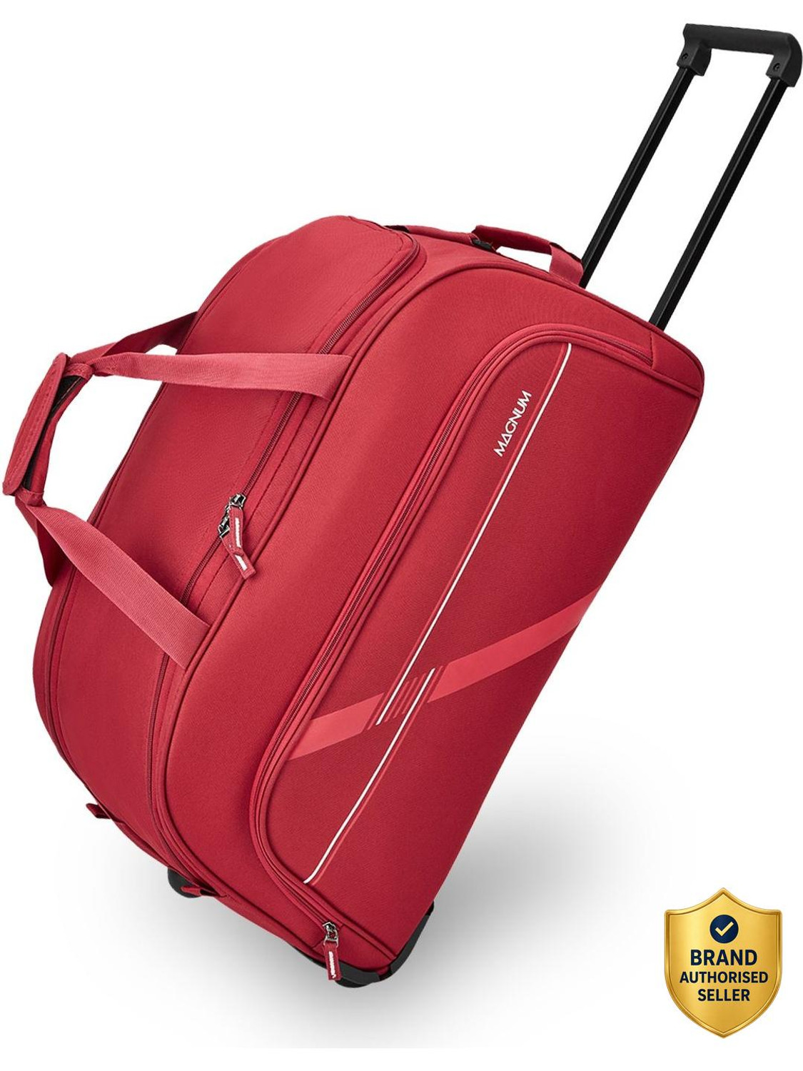 60 L Strolley Duffel Bag - THRUST 66 RDFL RED - Red - Large Capacity